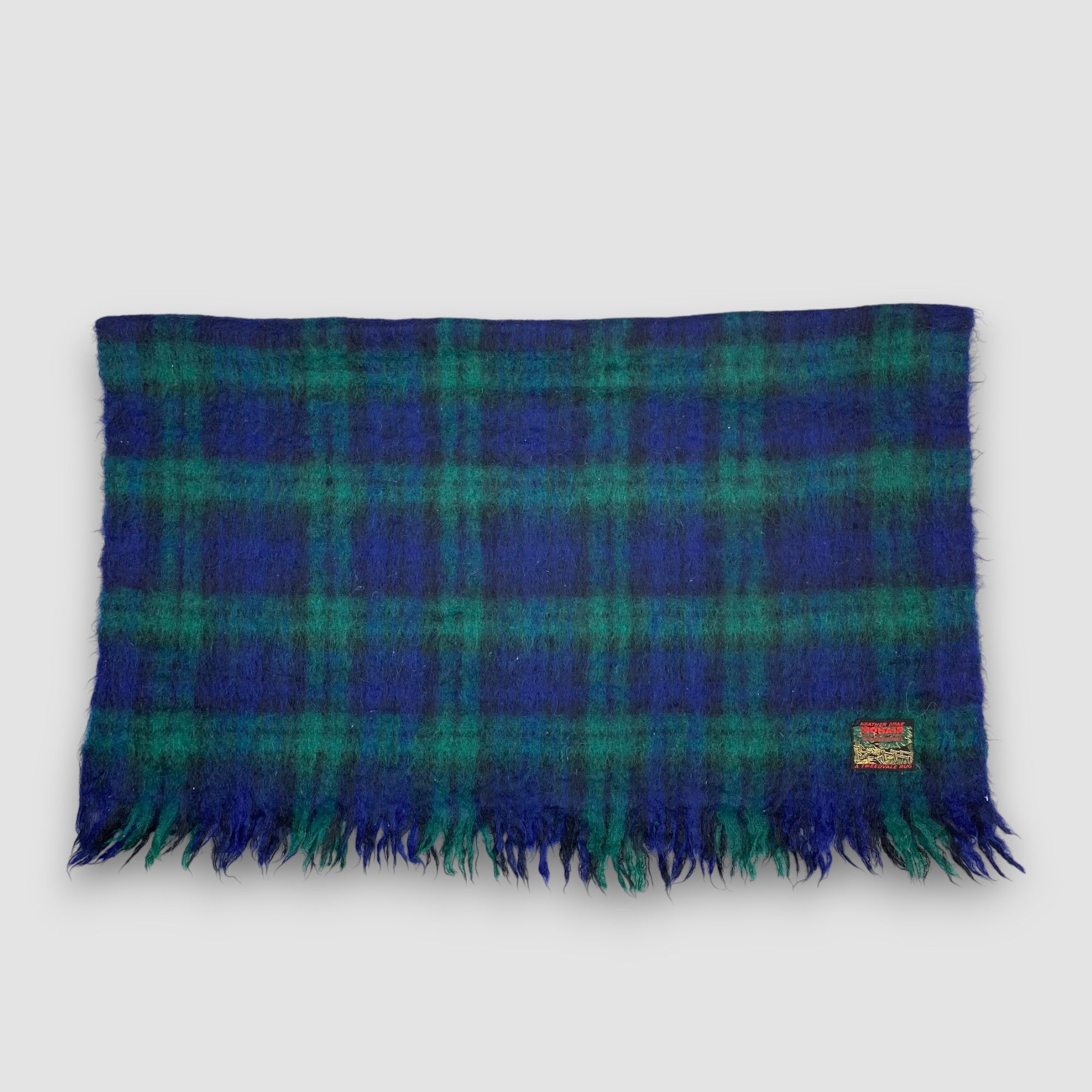 Japanese Brand Vintage Heather Prae Scarf Muffler Wool Stole Wraps Scarves Size ONE SIZE - 3 Thumbnail