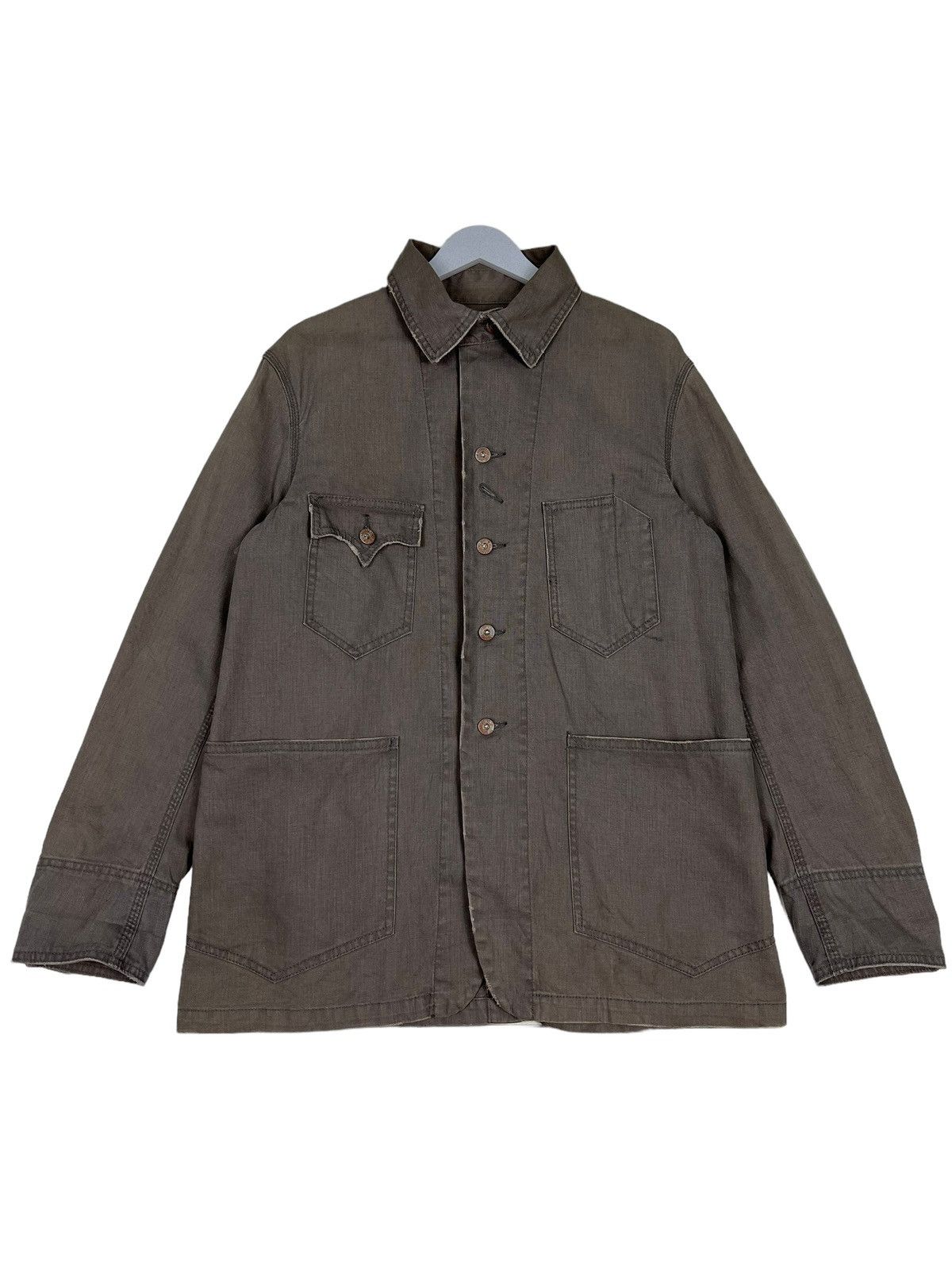 Levi's 🔥 VINTAGE LEVIS CHORE JACKET Size US L / EU 52-54 / 3 - 2 Thumbnail