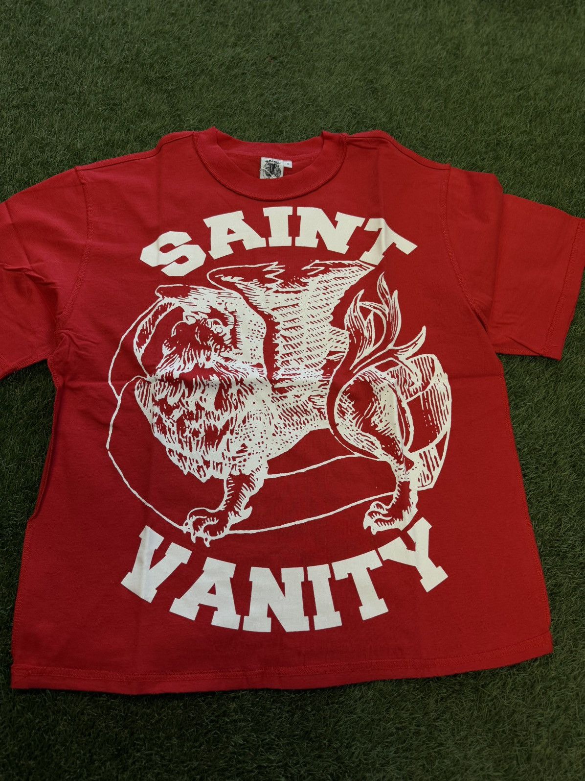 Saint Vanity Saint Vanity Red White Tee Shirt Size Small (NEW) Size US S / EU 44-46 / 1 - 3 Thumbnail