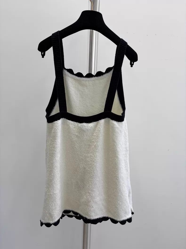 Chanel Chanel Black and white towel vest Size XS / US 0-2 / IT 36-38 - 2 Thumbnail