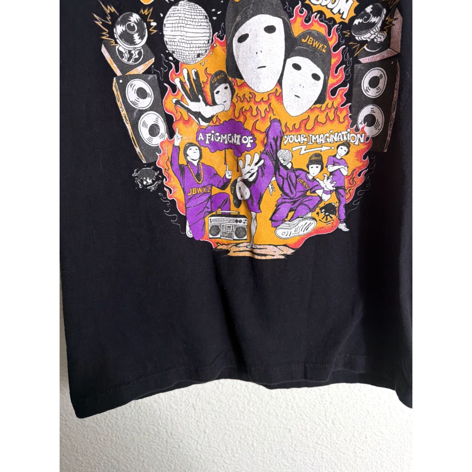 Vintage Jabbawockeez T Shirt Women’s Small Black Graphic Hip Hop Breakin Womens S Black Graphic Hip Hop T-Shirt Size S / US 4 / IT 40 - 6 Thumbnail