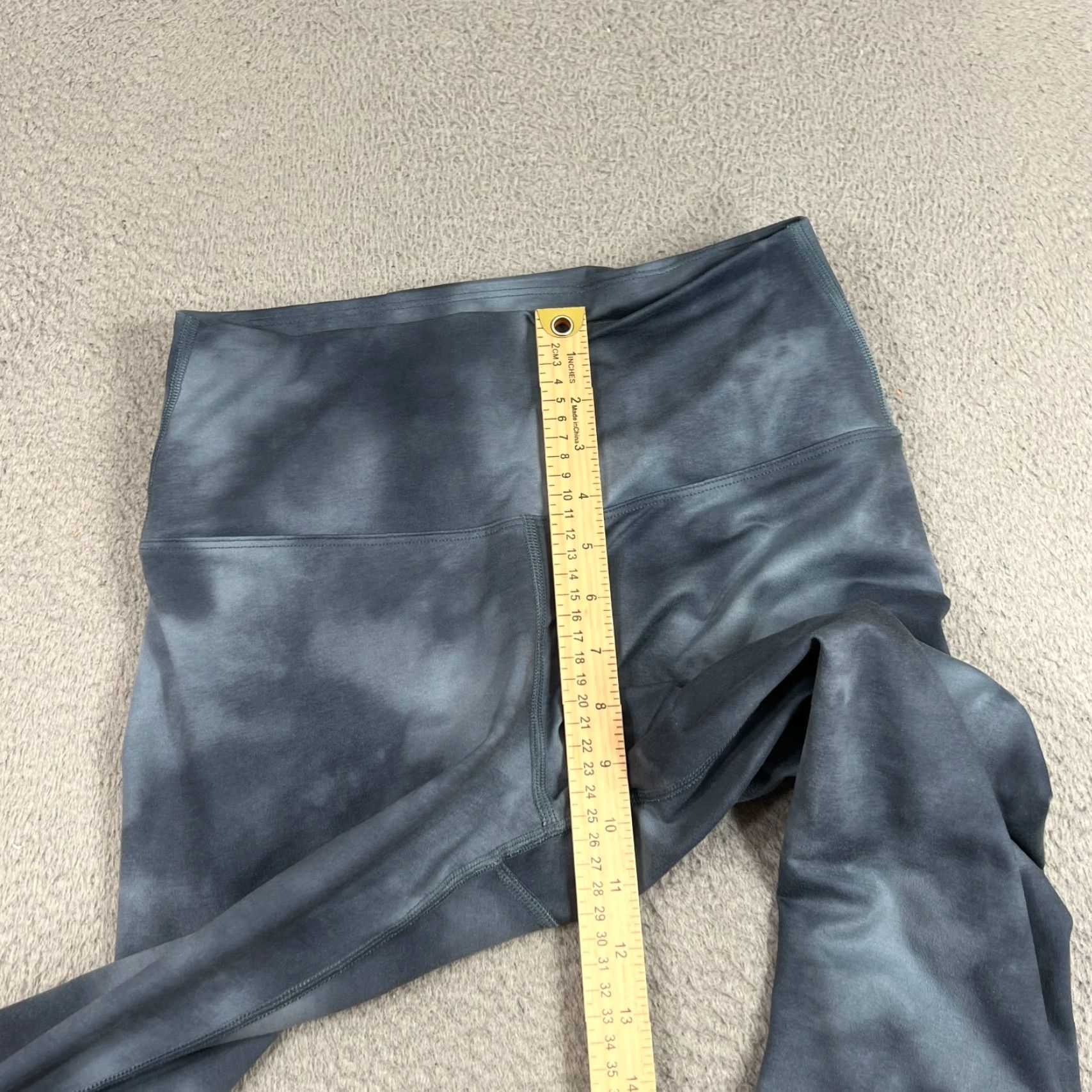 Vintage Nobull Leggings Womens Cropped M Blue Breathable Compression Stretch Nylon Spandex Inseam 20in Solid Athleisure Logo Sports CrossFit Gym Yoga Size 32" / US 10 / IT 46 - 4 Thumbnail