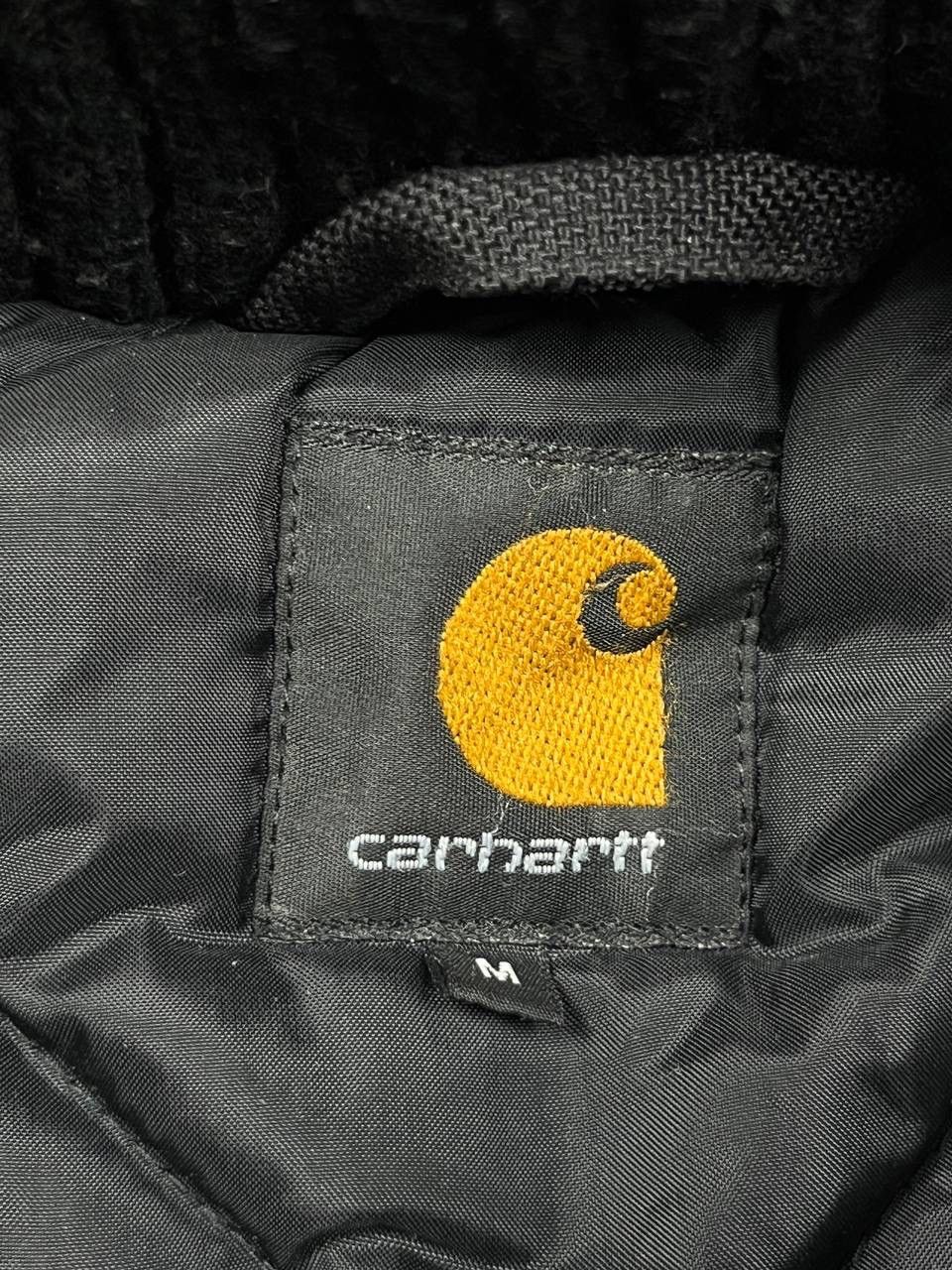 Carhartt Carhartt Bomber Jacket Black Hooded Heavyweight Ribbed Cuffs Size US M / EU 48-50 / 2 - 5 Thumbnail