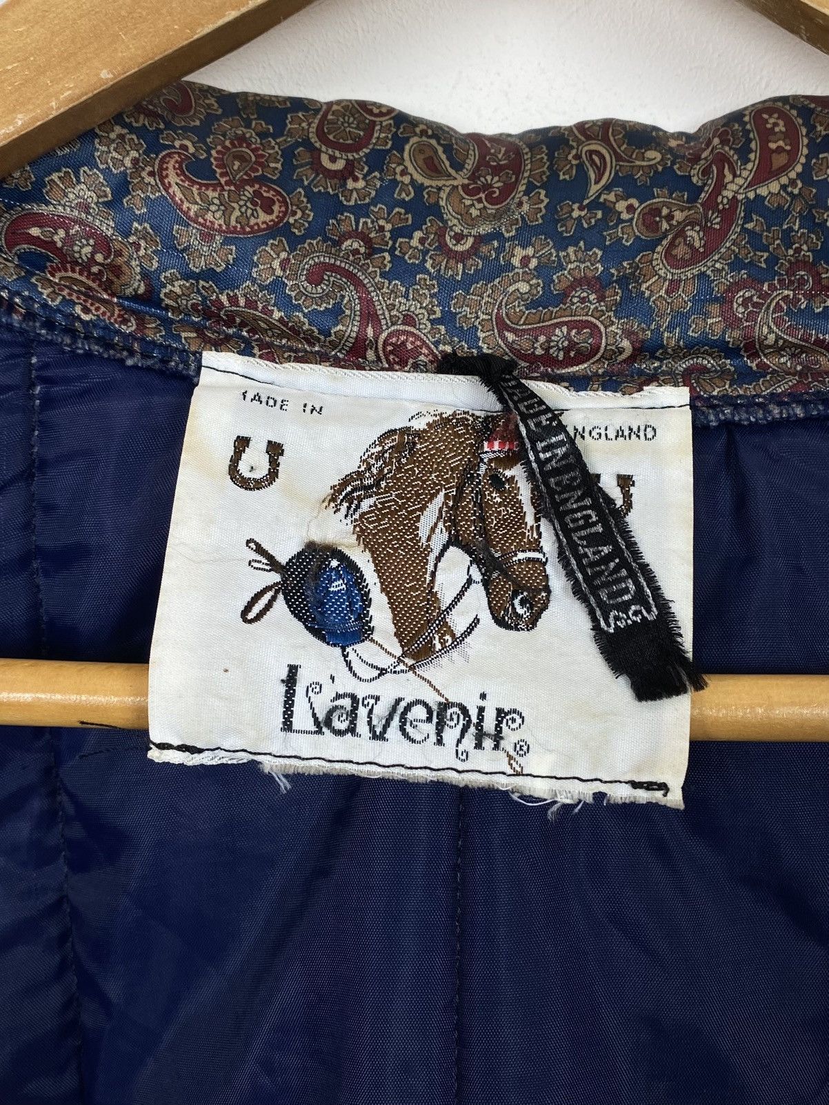 Vintage Lavenir Women’s Padded Equestrian Gilet Waistcoat Jacket Top Size L / US 10 / IT 46 - 6 Thumbnail