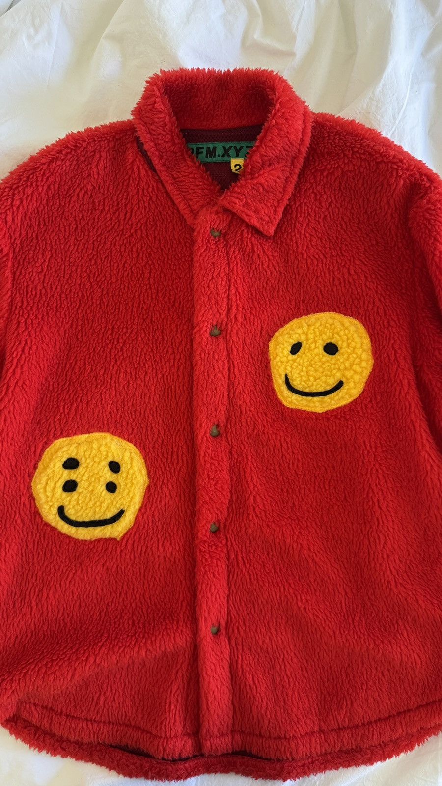 Cactus Plant Flea Market Red Double Smiley Fleece Size US M / EU 48-50 / 2 - 1 Thumbnail