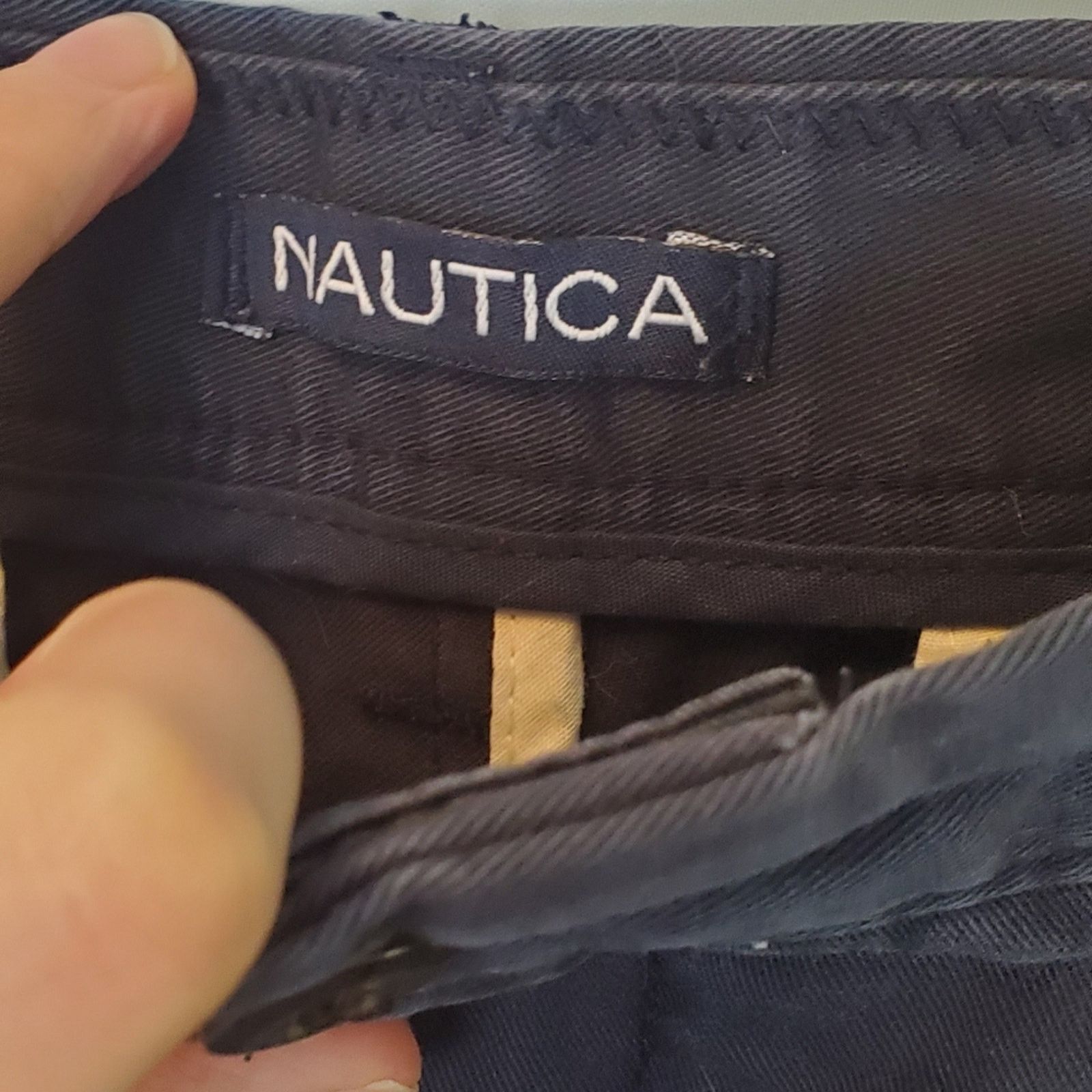 Nautica Nautica Dark Navy Blue Cotton Shorts ~ Outdoors Casual Yard Size US 32 / EU 48 - 5 Thumbnail