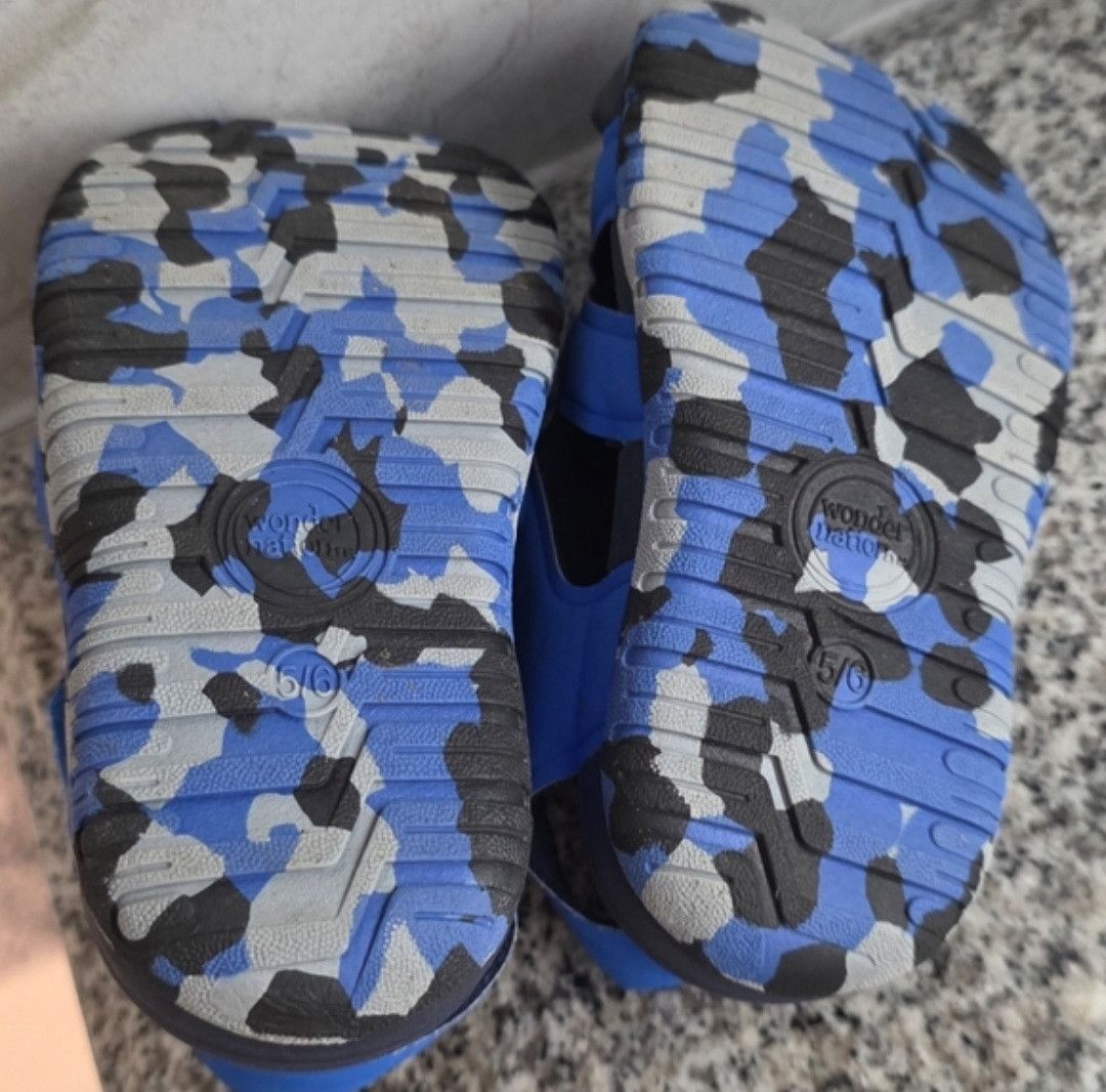 Other Wonder Nation Toddler Kids Bump Toe Sandals Blue Size 5/6 Size US 5 / EU 37 - 3 Thumbnail