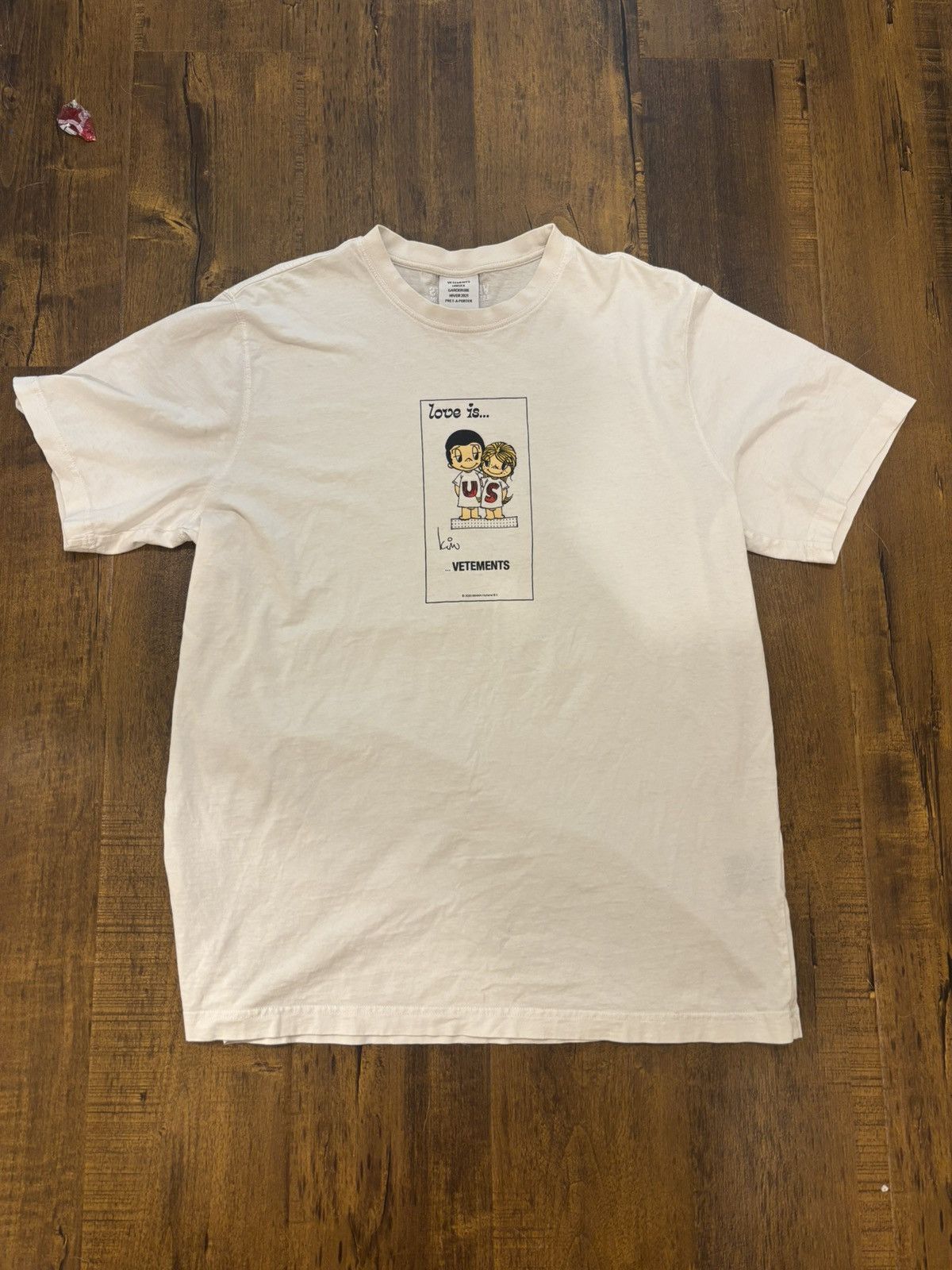 DRINKING PROBLEM Tee VETEMENTS （ヴェトモン） VETEMENTS】【2018AW】【Fuck Tee】【Drinking Problem