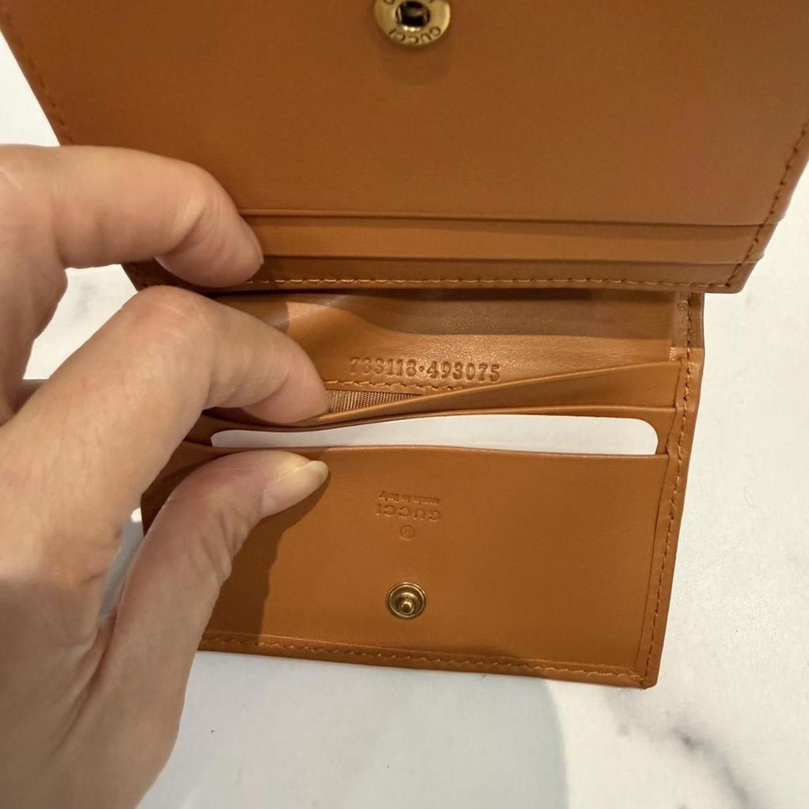 Gucci Gucci green and brown small wallet Size ONE SIZE - 6 Thumbnail