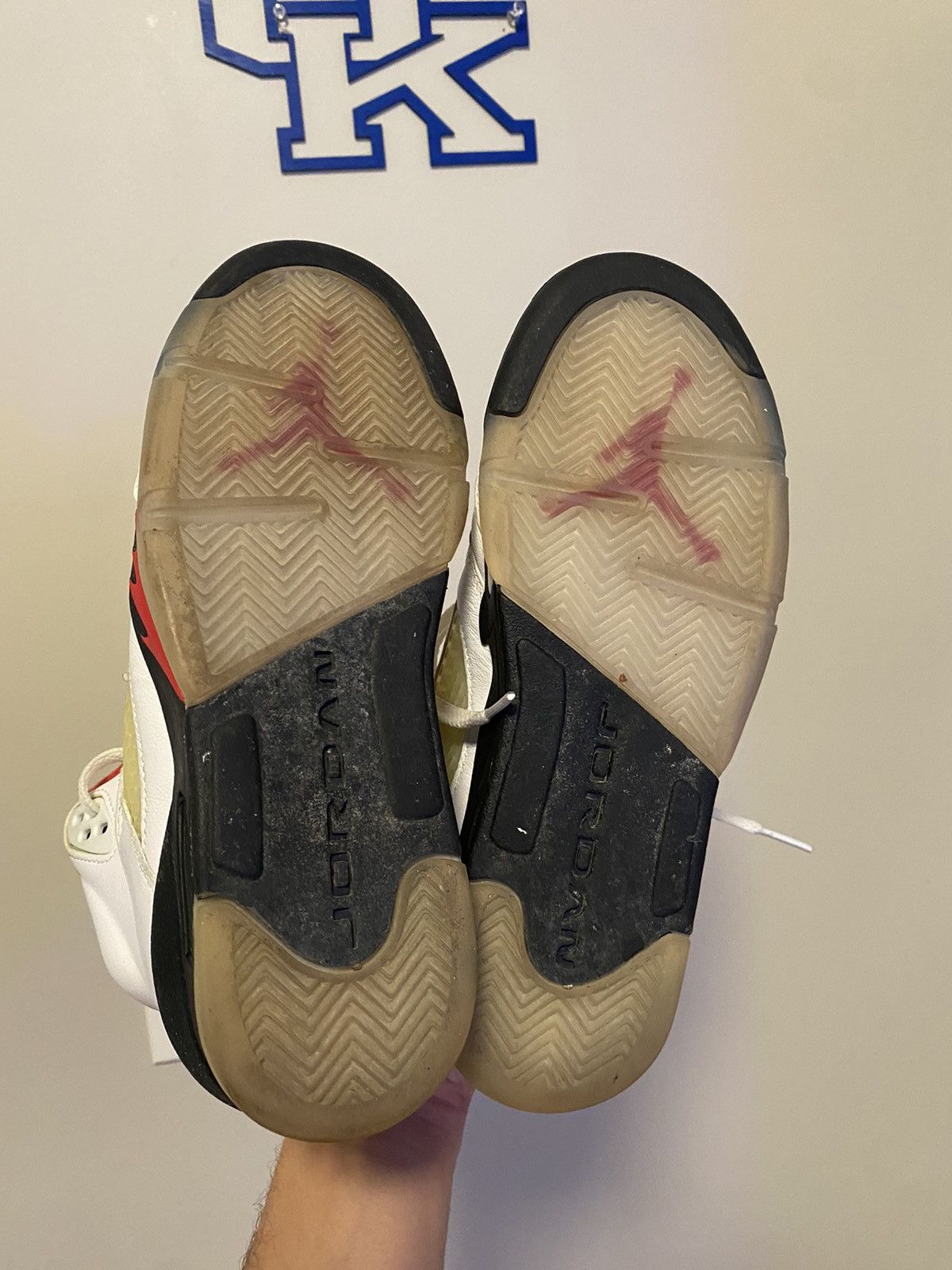 Jordan Brand × Nike Air Jordan 5 Retro 'Fire Red' 2020 - Size 4 Size US 5 / EU 37 - 18 Thumbnail