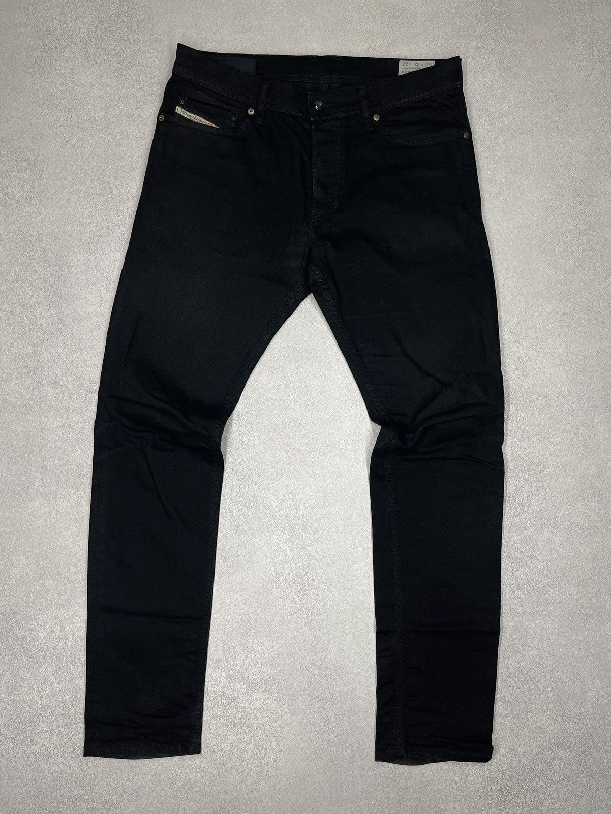 Diesel Mens Diesel Tepphar Denim Jeans Black Made in Italy Y2K Size US 32 / EU 48 - 6 Thumbnail