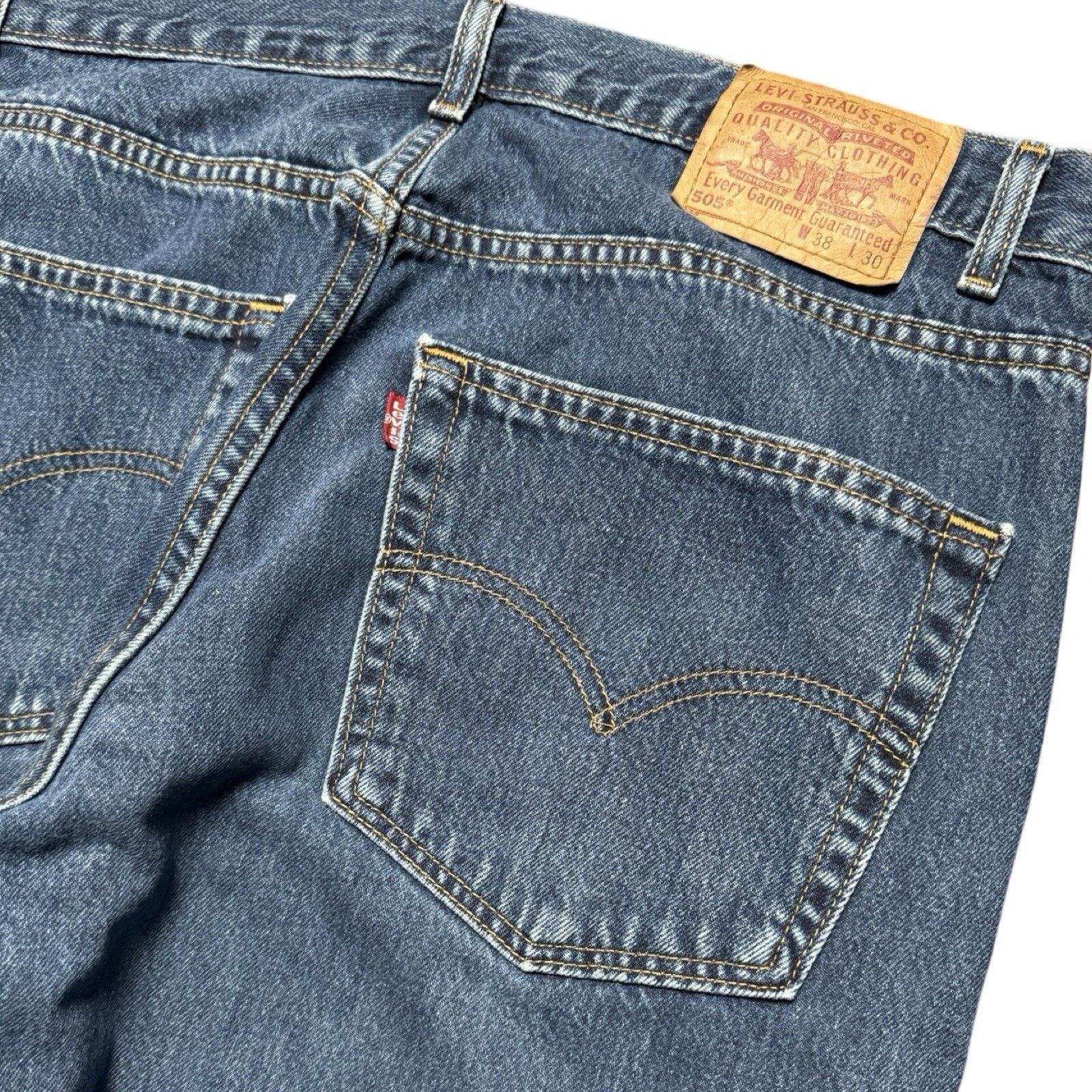 Levi's Vintage Levi's 505 Jeans USA Made Red Tab 36x30 Size US 36 / EU 52 - 2 Thumbnail