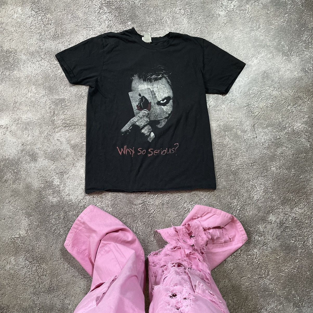 Vintage Vintage Y2K Joker Horror Graphic Tee Sun Faded Grunge Slim M Size US M / EU 48-50 / 2 - 1 Thumbnail