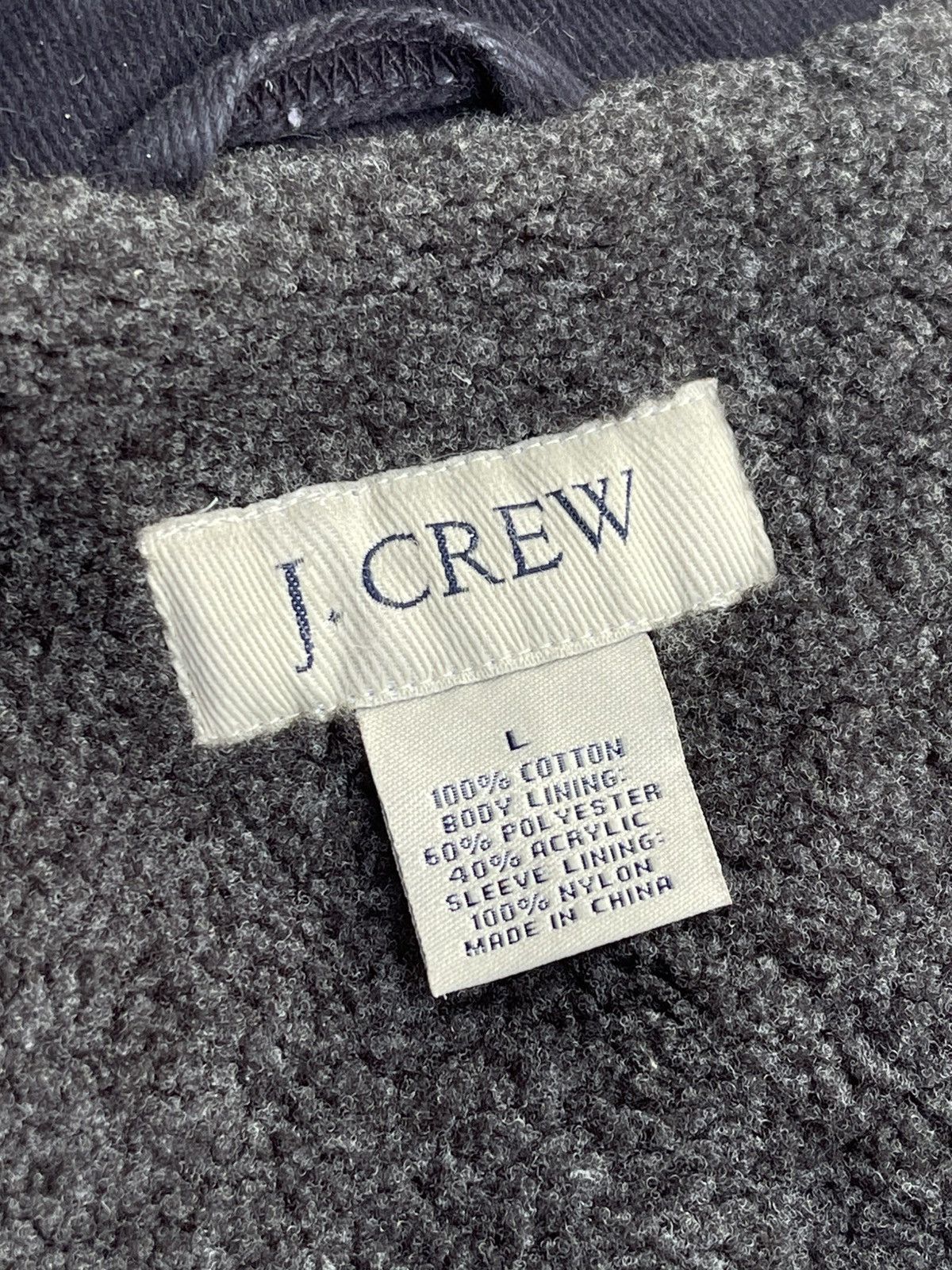 J.Crew × Vintage 🔥VINTAGE J.CREW SHERPA LINED PEA COAT Size US L / EU 52-54 / 3 - 11 Thumbnail