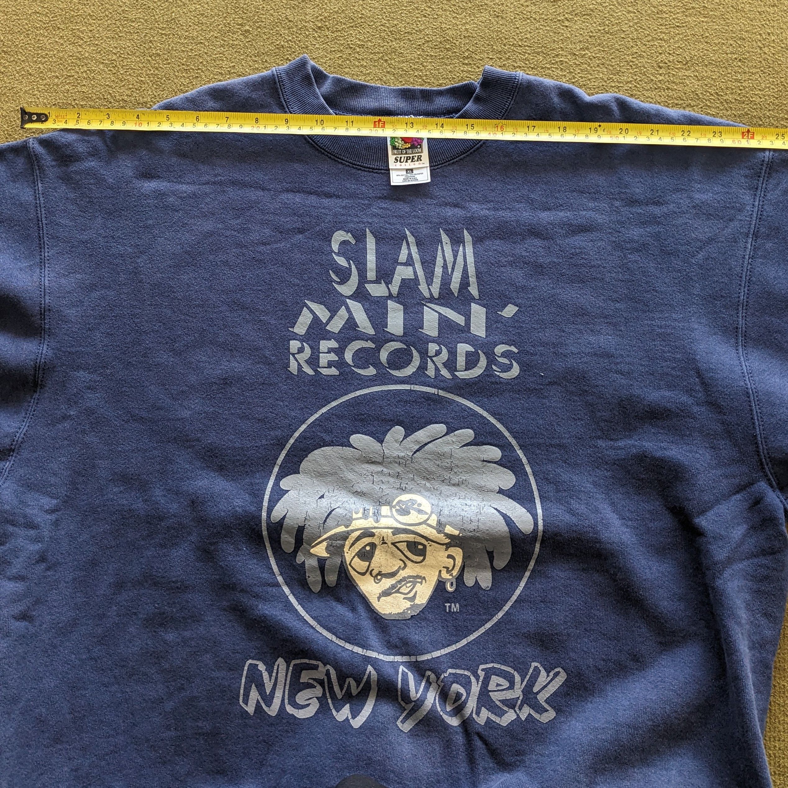 Vintage SLAM MINI Records New York Sweatshirt