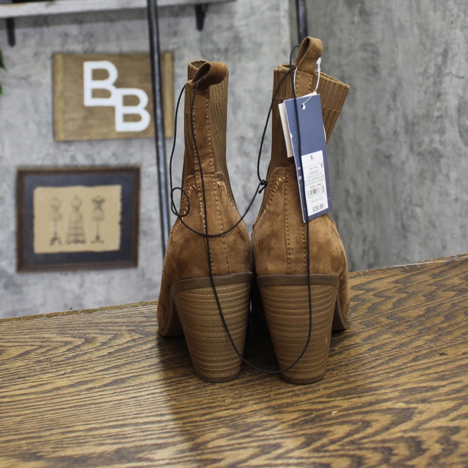 Designer Universal Thread Ankle Boots 88225770 Cognac Brown 6.5m Size US 6.5 / IT 36.5 - 4 Thumbnail
