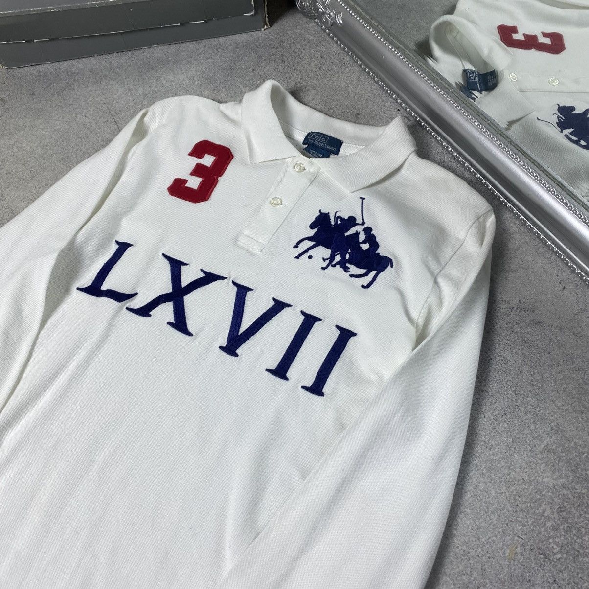 Polo Ralph Lauren Vintage Long Sleeve Polo Ralph Lauren PRL #3 Big Logo Size US M / EU 48-50 / 2 - 2 Thumbnail