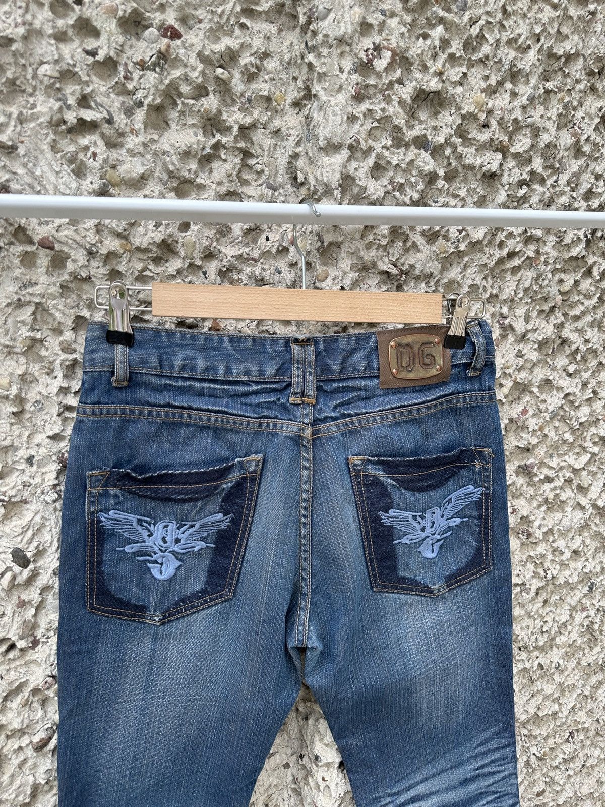 Vintage Vintage y2k Dolce jeans embroided denim pants Size US 32 / EU 48 - 5 Thumbnail