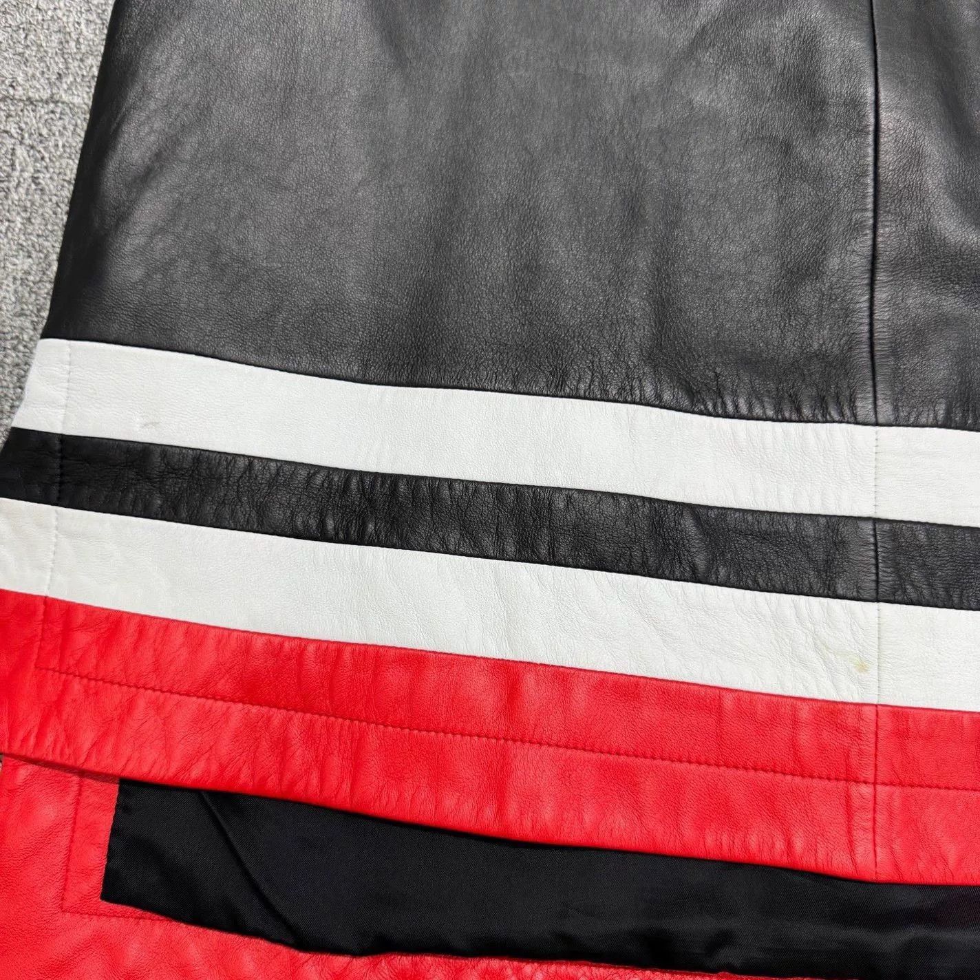 Givenchy Givenchy Color Block Leather Short Sleeve Top. Size US M / EU 48-50 / 2 - 6 Thumbnail