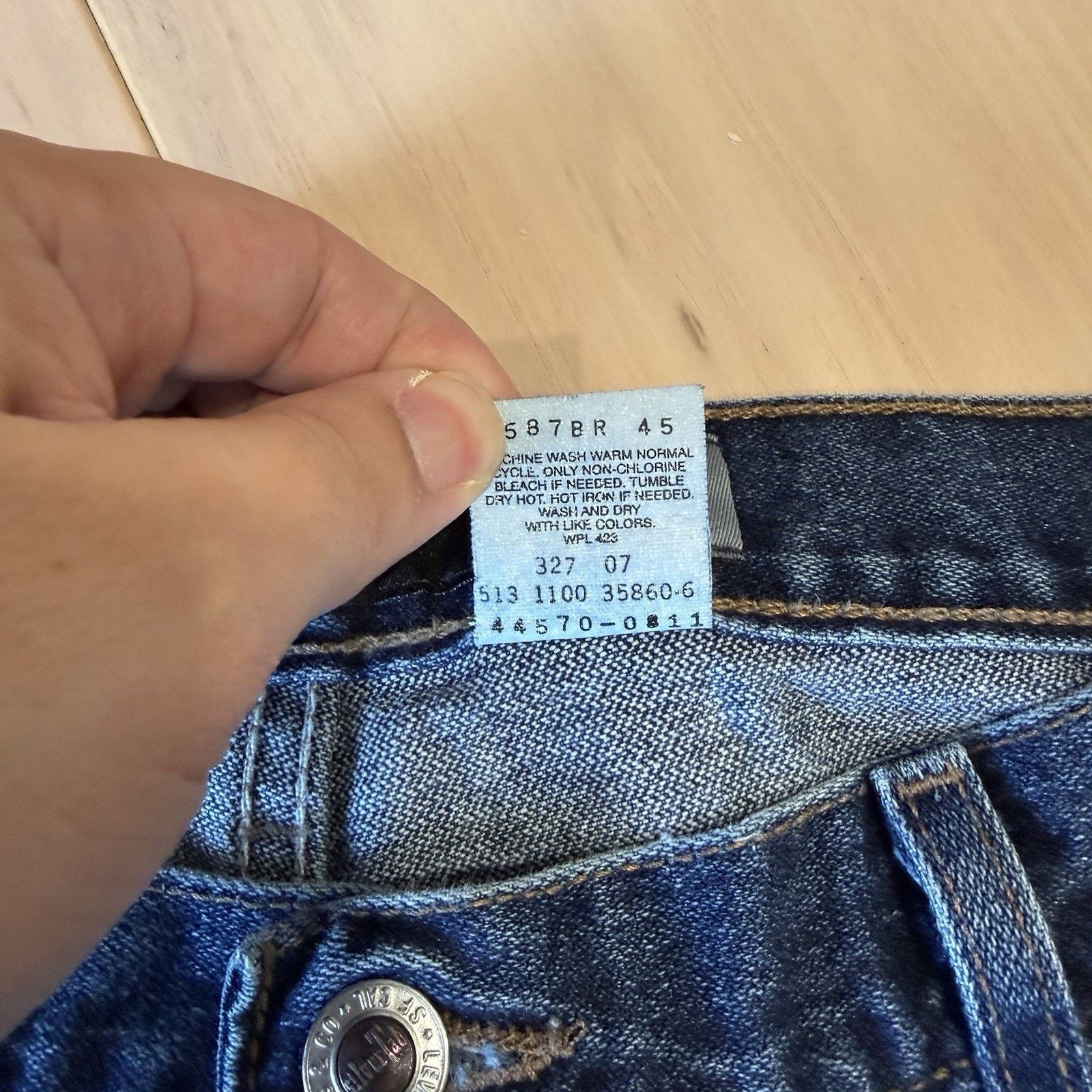 Levi's × Vintage Vintage Levis Silver Tab Jeans 35 Blue 90s Baggy Denim Size US 35 - 6 Thumbnail