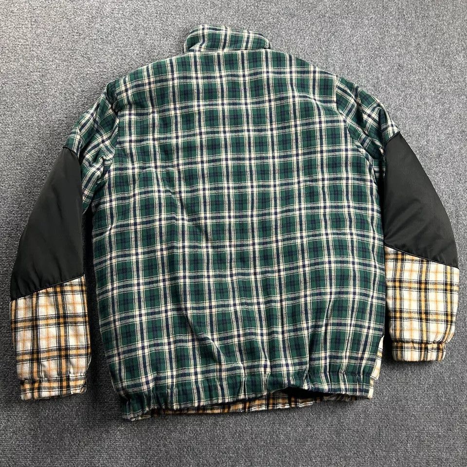 Shein Shein Jacket Mens XL Plaid Anorak Flannel Shacket Quilt Size US XL / EU 56 / 4 - 6 Thumbnail