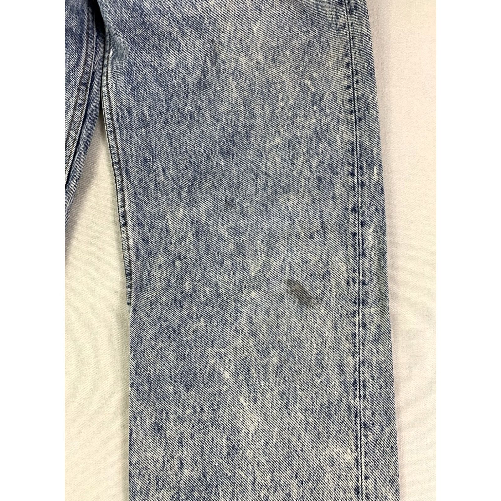 Levi's VINTAGE Levi's 501 Jeans Men 34x33 Blue 90s Made USA Acid Wash Distressed Classic Straight Jeans Mens Size US 34 / EU 50 - 7 Thumbnail