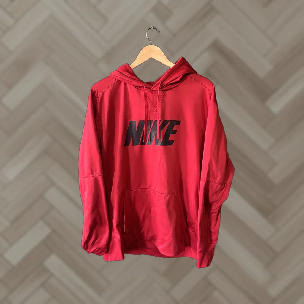 Nike Nike Sportswear Sweatshirt Mens Pullover Hooded Therma Fit Red XL Size US XL / EU 56 / 4 - 1 Thumbnail