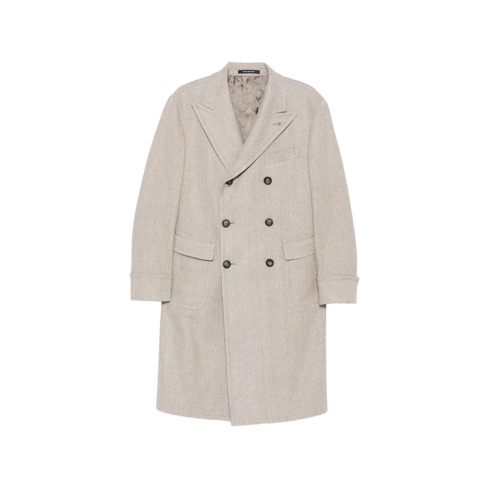 Tagliatore Tagliatore NEUTRALS Coats - Double Breasted Coats Size US M / EU 48-50 / 2 - 1 Thumbnail