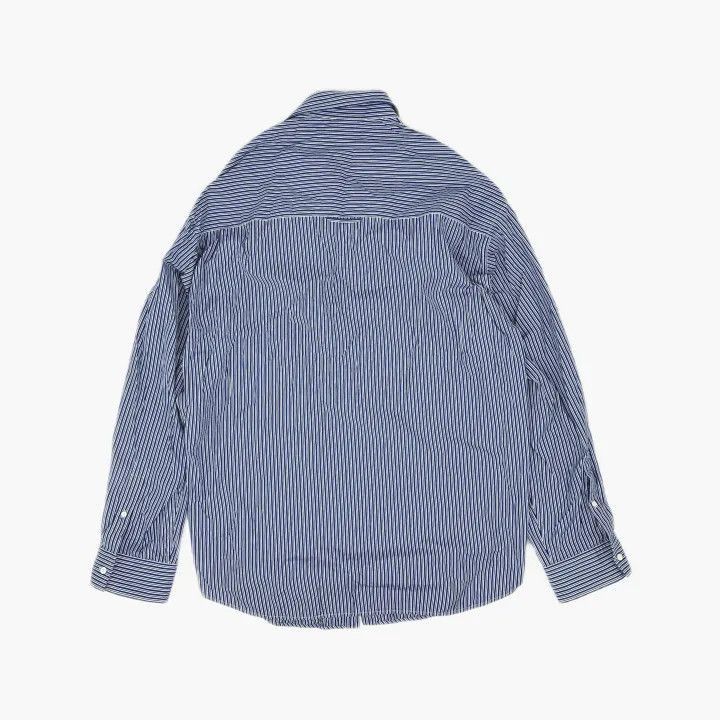 Balenciaga Balenciaga Balenciaga Blue Striped Long Sleeve Shirt -2507 Size US XS / EU 42 / 0 - 3 Thumbnail