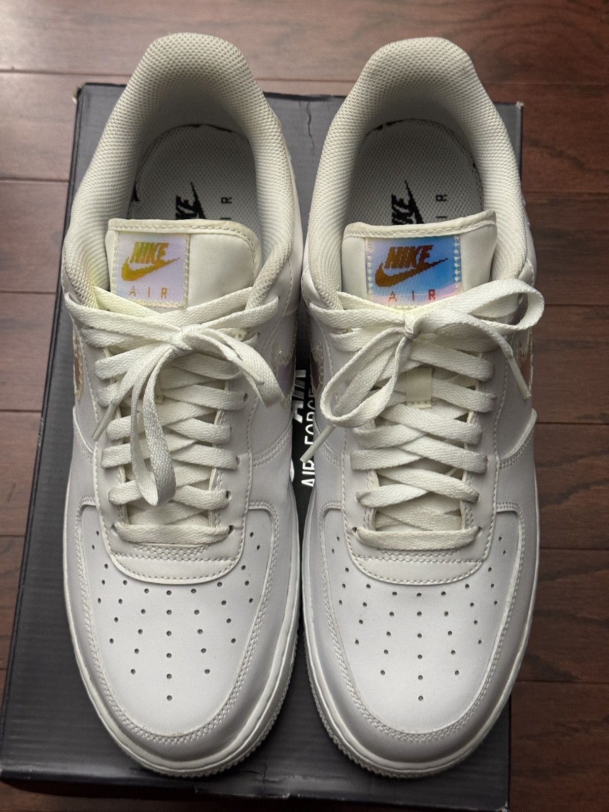 Nike Air Force 1 Low Iridescent Pixel Swoosh Size US 12 / EU 45 - 2 Thumbnail