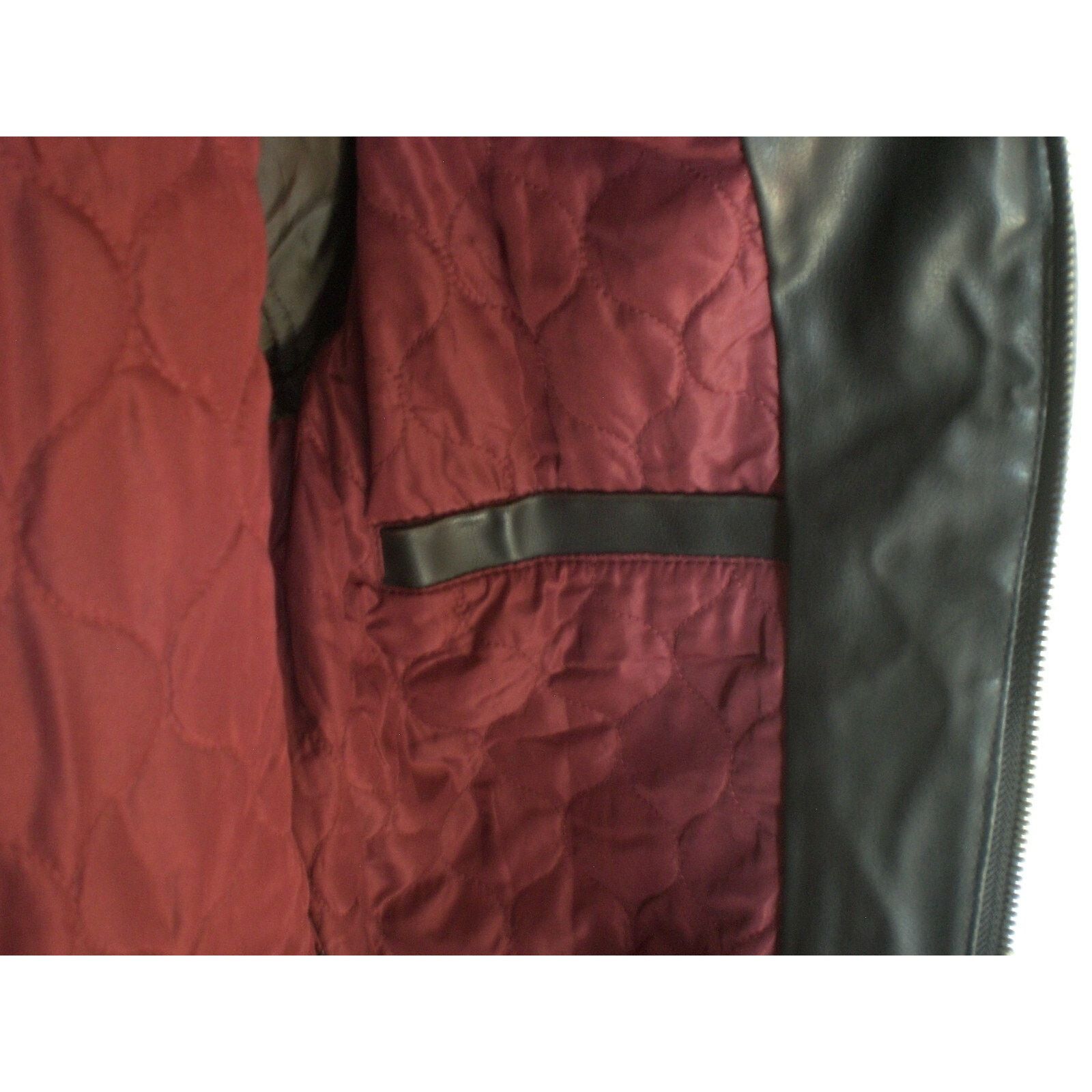 Levi's Men's Pleather Levi's Bomber Jacket Sz Medium Size US M / EU 48-50 / 2 - 8 Thumbnail
