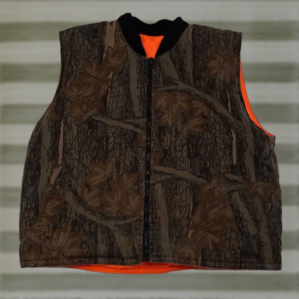 Vintage VINTAGE Bushmaster Vest Camouflage Reversible Hunting Fishing XL Men Bodysuit? Size US XL / EU 56 / 4 - 1 Thumbnail