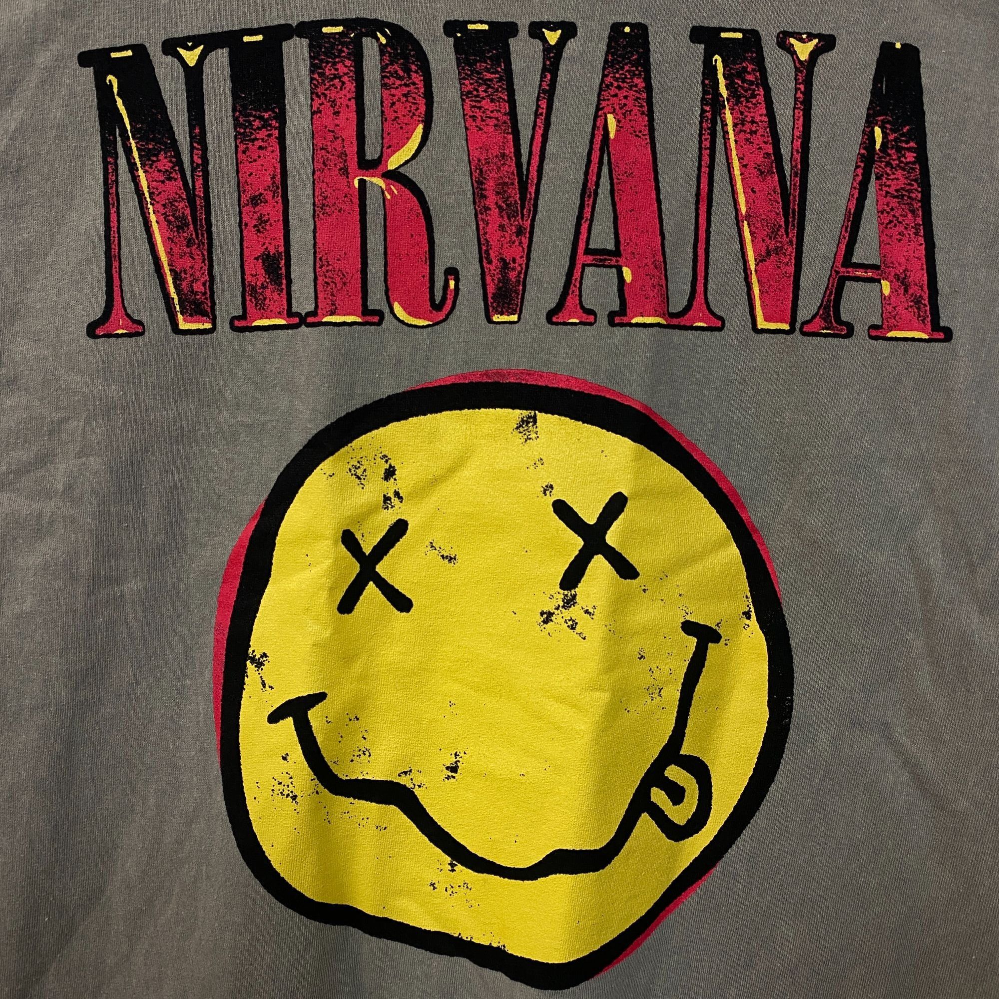 Nirvana Nirvana Smiley Face Grunge Band T-Shirt Medium Size US M / EU 48-50 / 2 - 2 Thumbnail