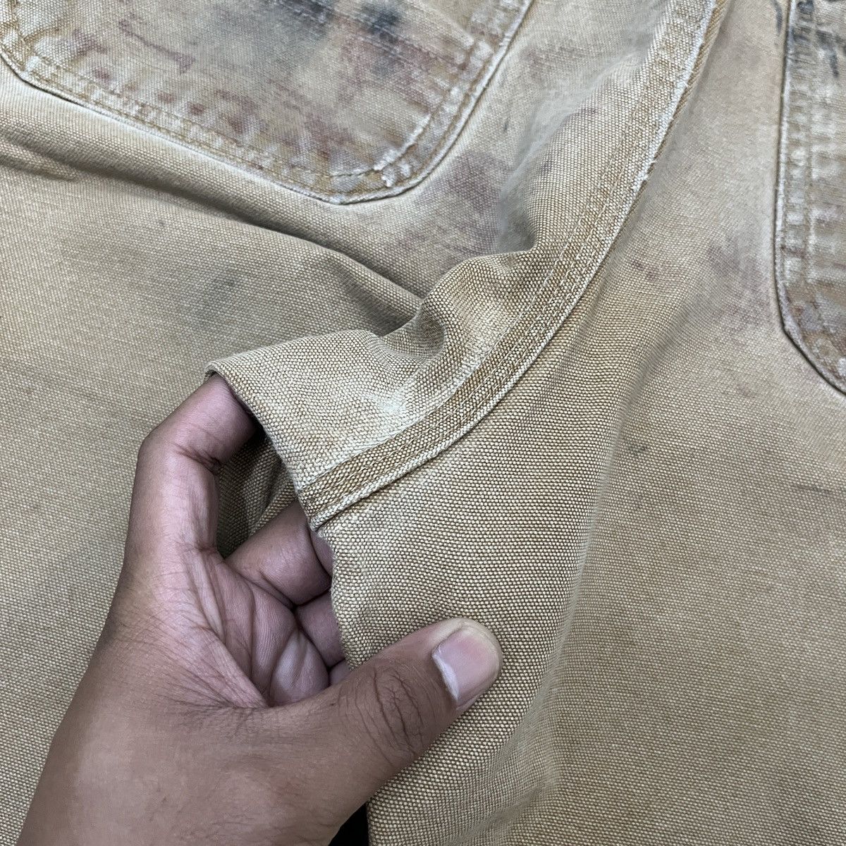 Carhartt 2000s Carhartt Double Knee B01BRN Pant 34x30 🟥 Size US 34 / EU 50 - 19 Thumbnail