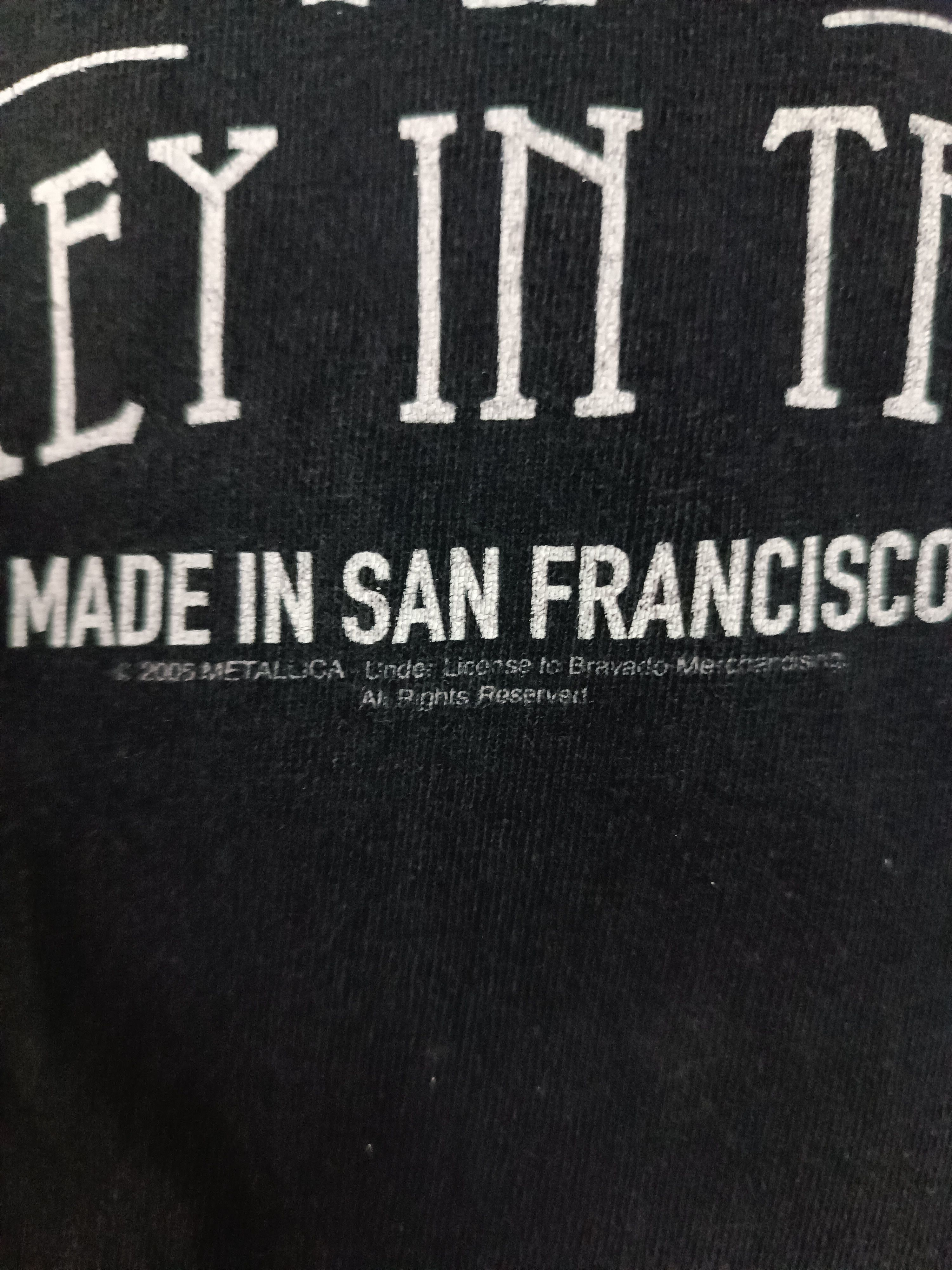Band Tees THRASH FADED VINTAGE METALLICA WHISKEY IN THE JAR megadeth Size US XL / EU 56 / 4 - 10 Thumbnail