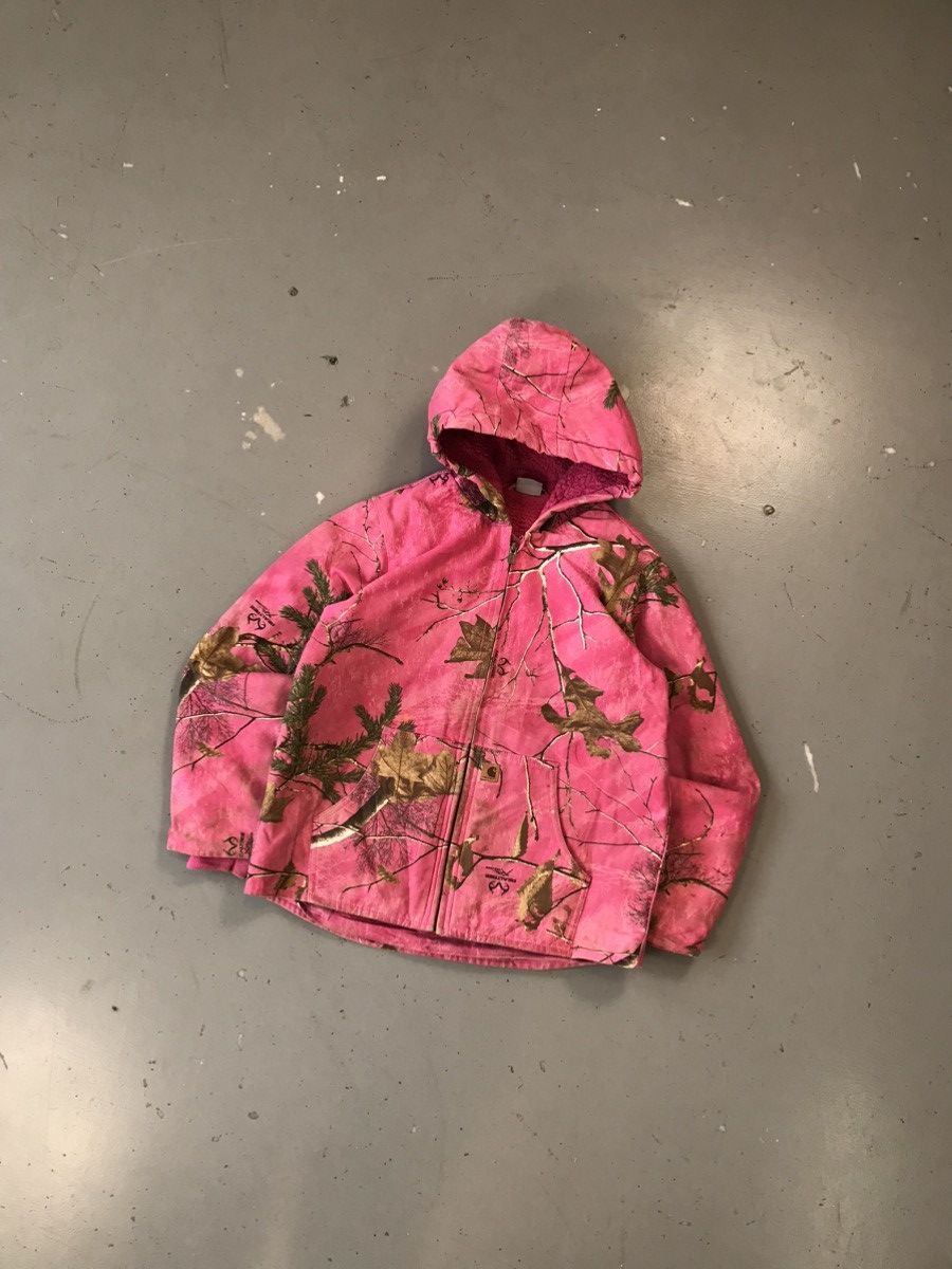Carhartt × Vintage Vintage Carhartt j130 pin Sherpa line active jacket Size L / US 10 / IT 46 - 2 Thumbnail