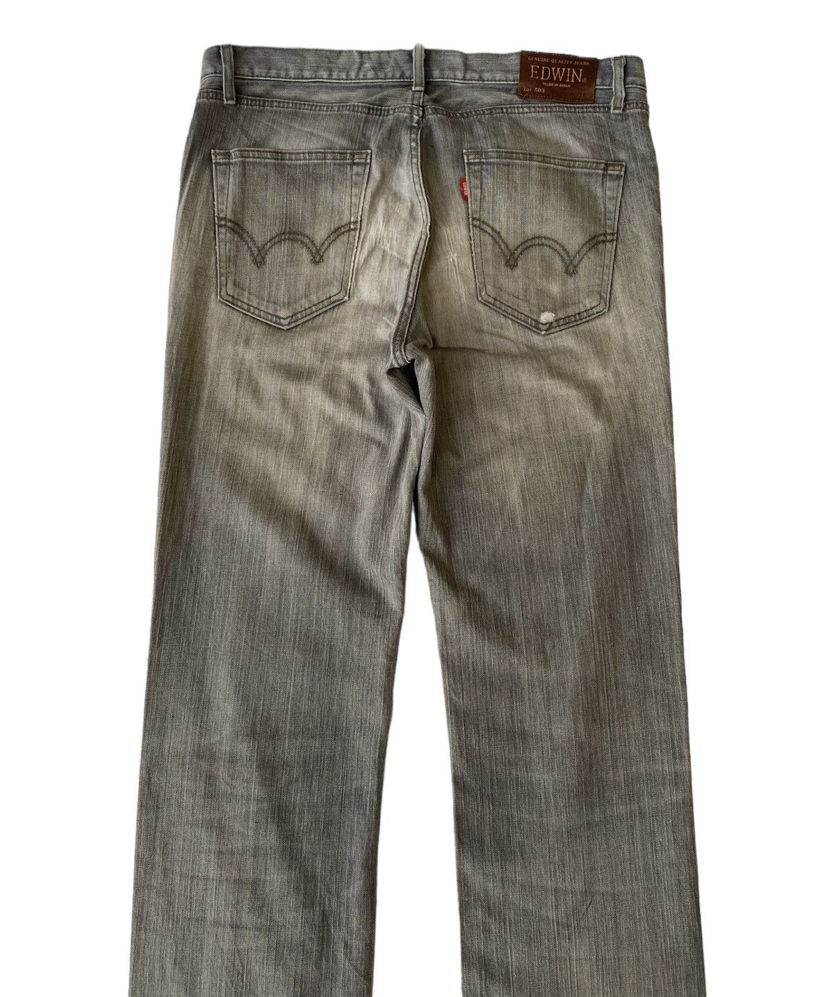 Edwin FADED DISTRESSED DENIM BAGGY EDWIN JAPAN UNDERCOVER STYLE Size US 36 / EU 52 - 4 Thumbnail