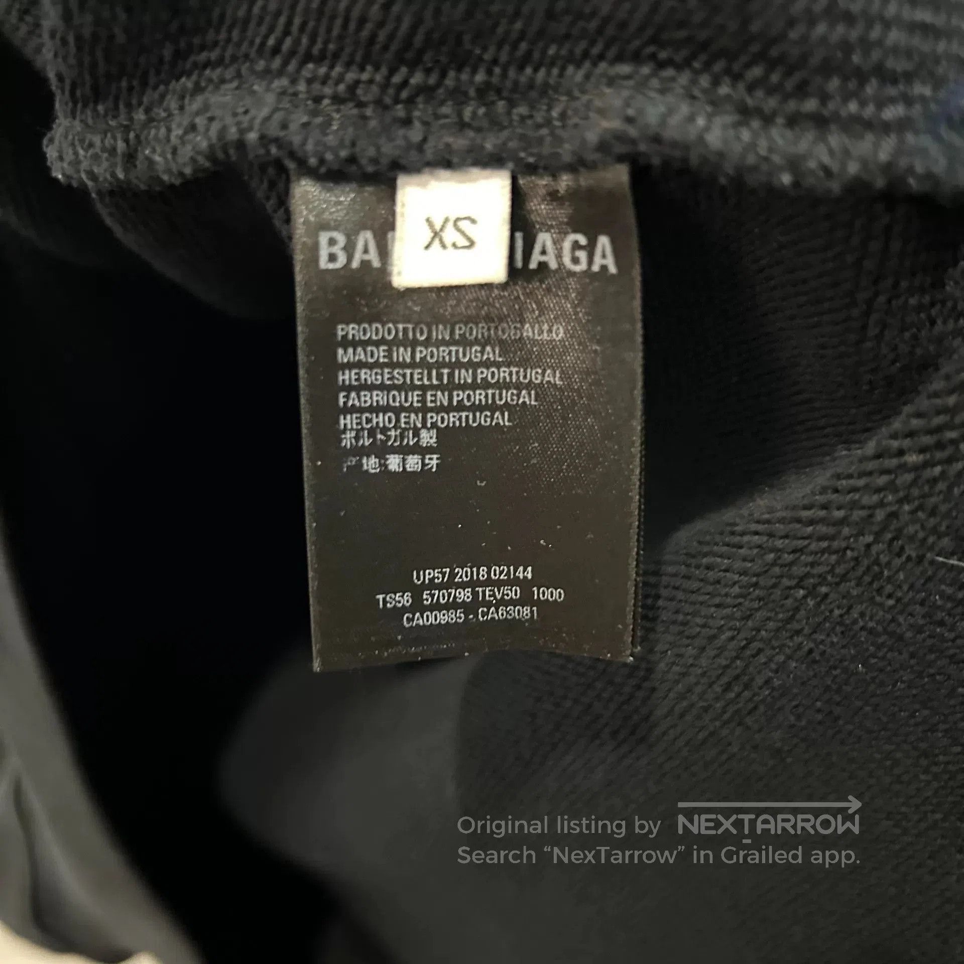 Balenciaga balenciaga black rainbow graphic hoodie. Size XXS / US 00 / IT 34 - 4 Thumbnail