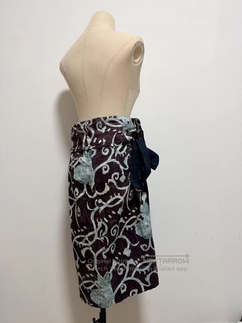 Dries Van Noten Dries Van Noten Wrap-around Midi Skirt Size 35" - 2 Thumbnail