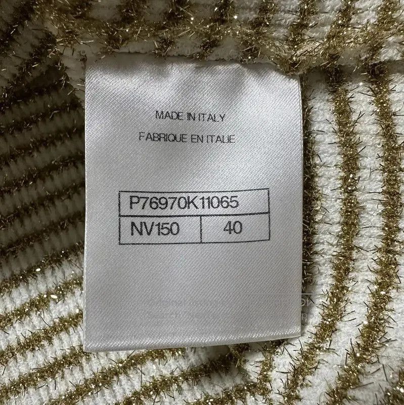 Chanel Chanel Cotton Embroidered Jacket in Beige . Size M / US 6-8 / IT 42-44 - 5 Thumbnail