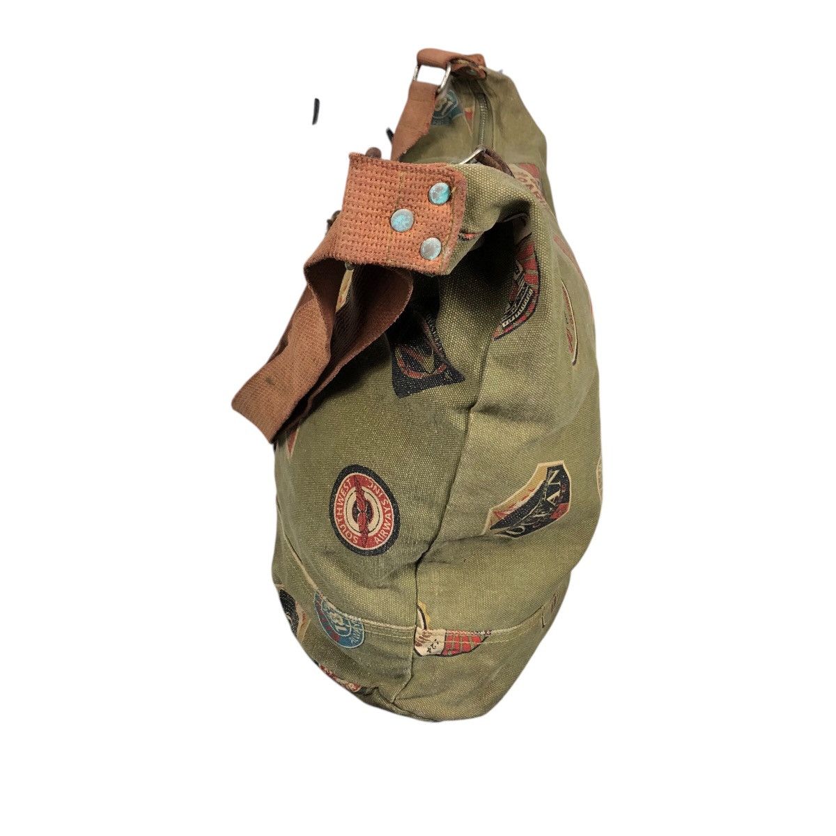 Japanese Brand 📌Vintage Sling Bag Earth Made Overprint Design Streetwear Size ONE SIZE - 5 Thumbnail