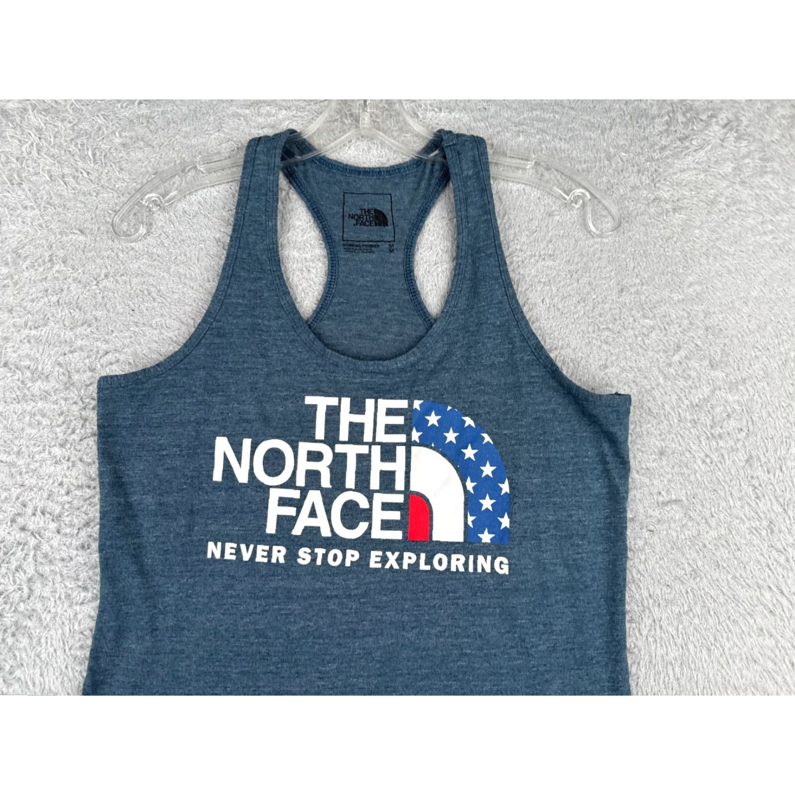 The North Face The North Face Shirt Women Medium Blue Tank Sleeveless Scoop Neck Poly Blend Gym Size M / US 6-8 / IT 42-44 - 4 Thumbnail