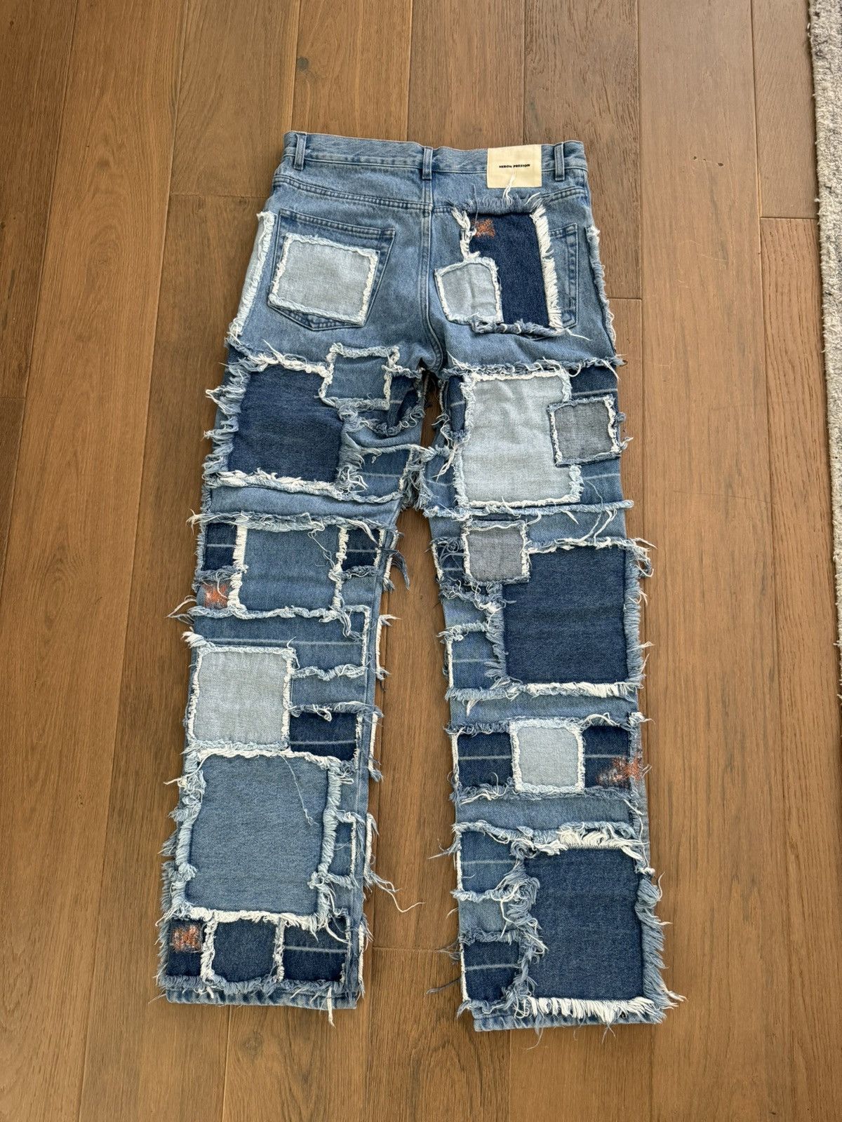 Heron Preston Heron Preston Patchwork Denim Pants Size US 31 - 2 Thumbnail