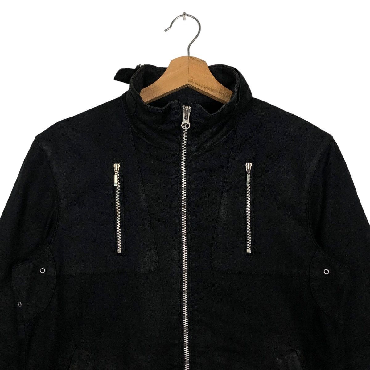 Japanese Brand 🔥90’s Iconic Black Wool Bomber Jacket And A Issey Miyake Size US S / EU 44-46 / 1 - 2 Thumbnail