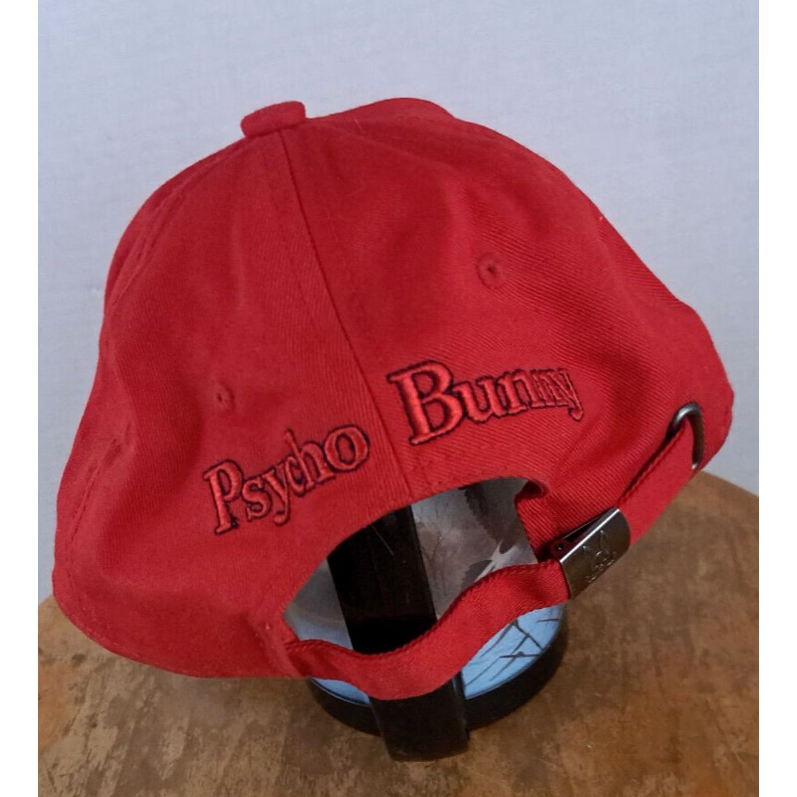 Psycho Bunny Psycho Bunny Hat adjustable Red Embroidered Size ONE SIZE - 5 Thumbnail