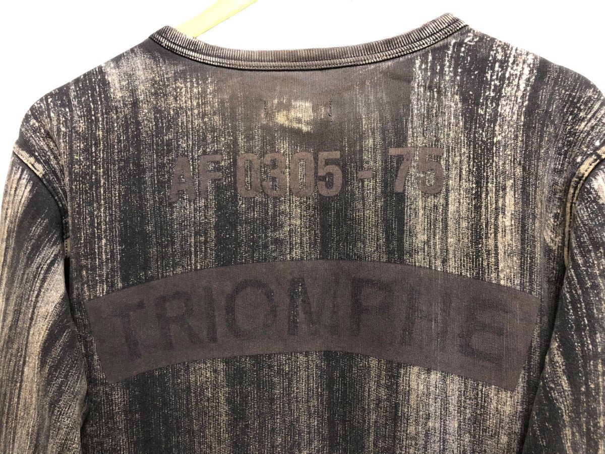 Diesel Y2K 🔥 TRIOMPHE CHROMATIC GREY GRADIENT CYBERPUNK JUMPER Size US M / EU 48-50 / 2 - 10 Thumbnail