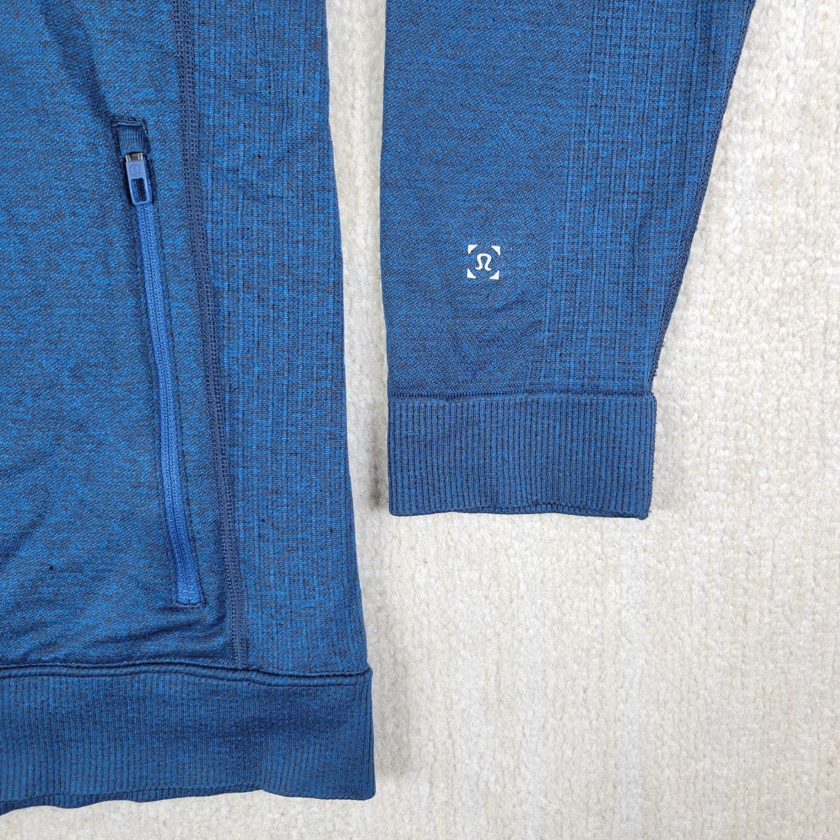 Lululemon Lululemon Engineered Warmth Jacket Mens 2XL Blue Full Zip Merino Wool Blend Size US XXL / EU 58 / 5 - 7 Thumbnail