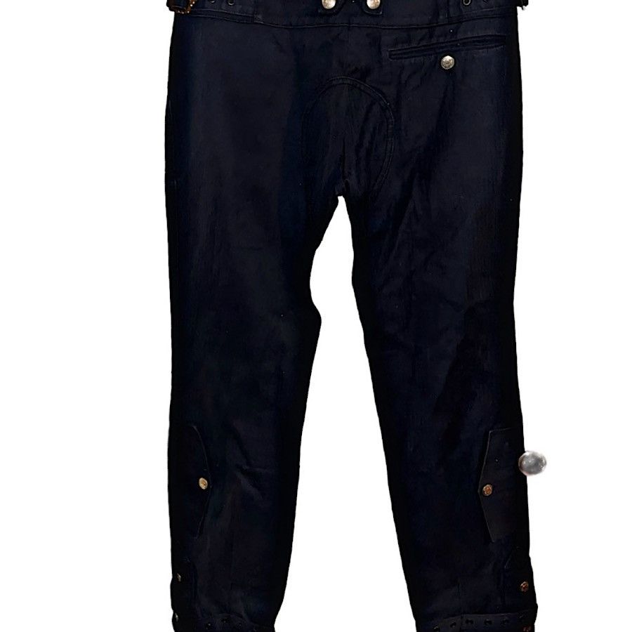 Dior Authentic Christian Dior 04 AW Galliano Black Bondage Denim Size 25" / US 0 / IT 36 - 6 Thumbnail