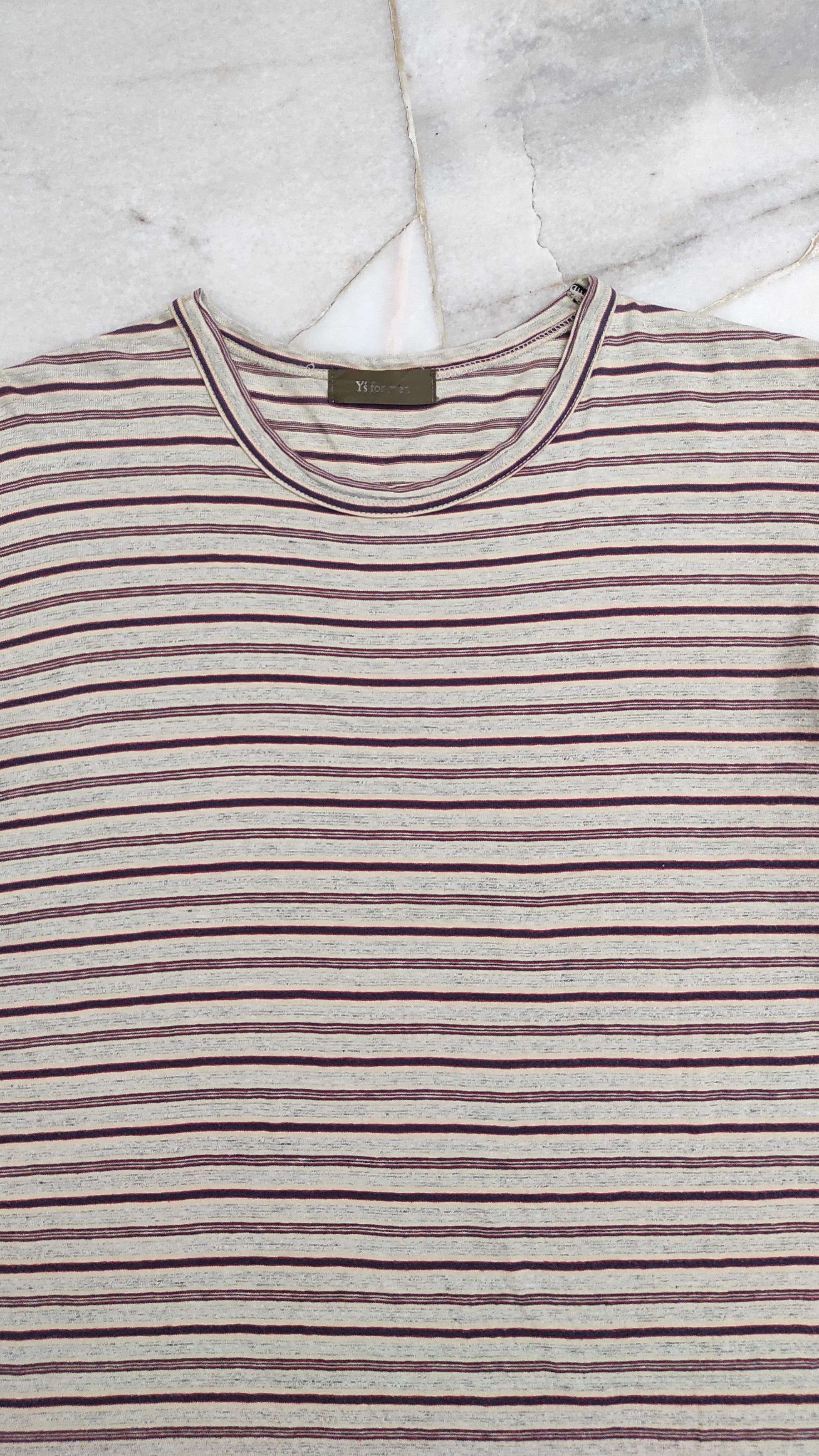 Y's for Men Archive Y's for men "disillusioned" stripes tee Size US L / EU 52-54 / 3 - 10 Thumbnail
