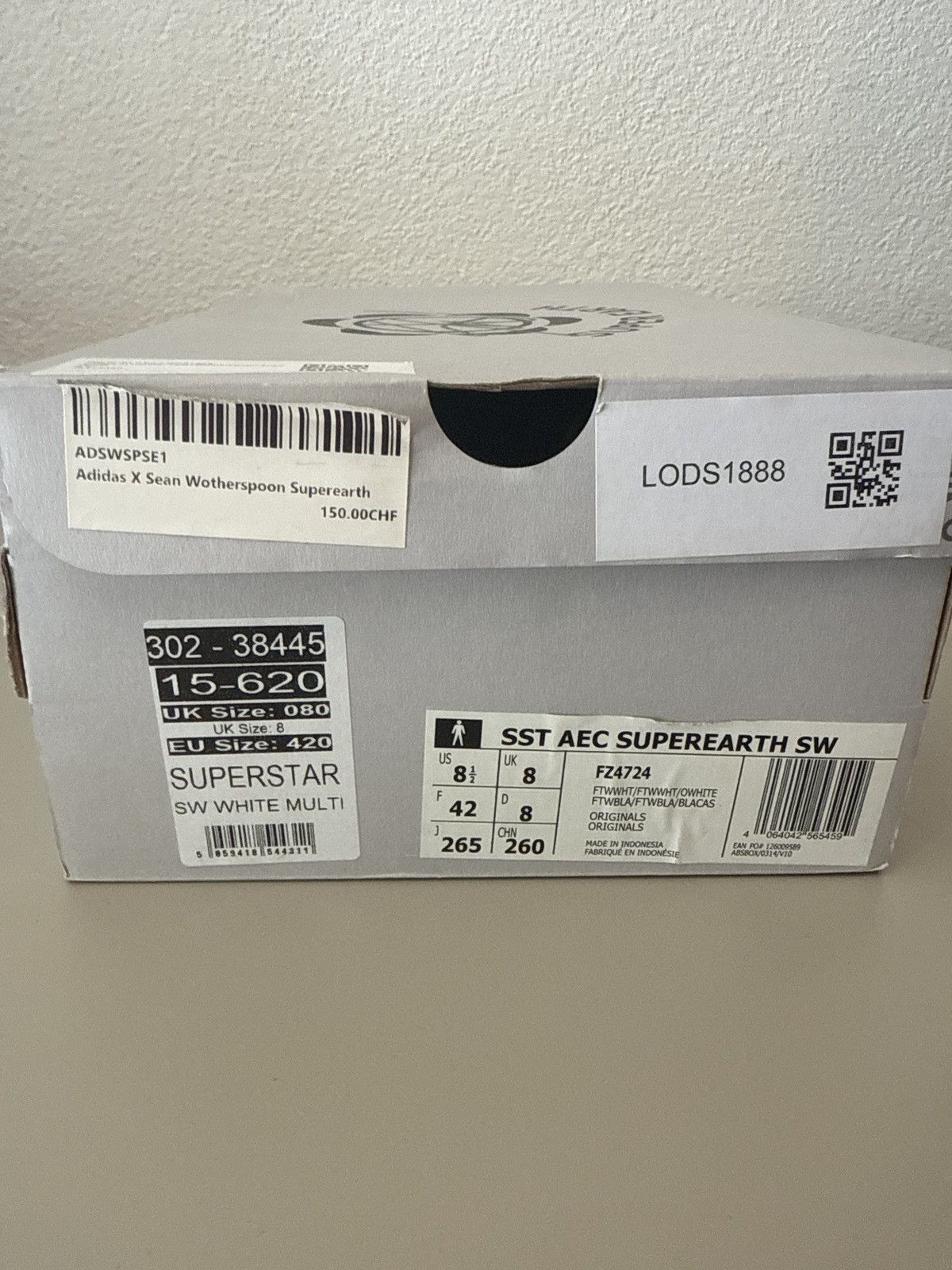 Adidas Adidas Superstar Sean Waterspoon Superearth Size US 8.5 / EU 41-42 - 9 Thumbnail
